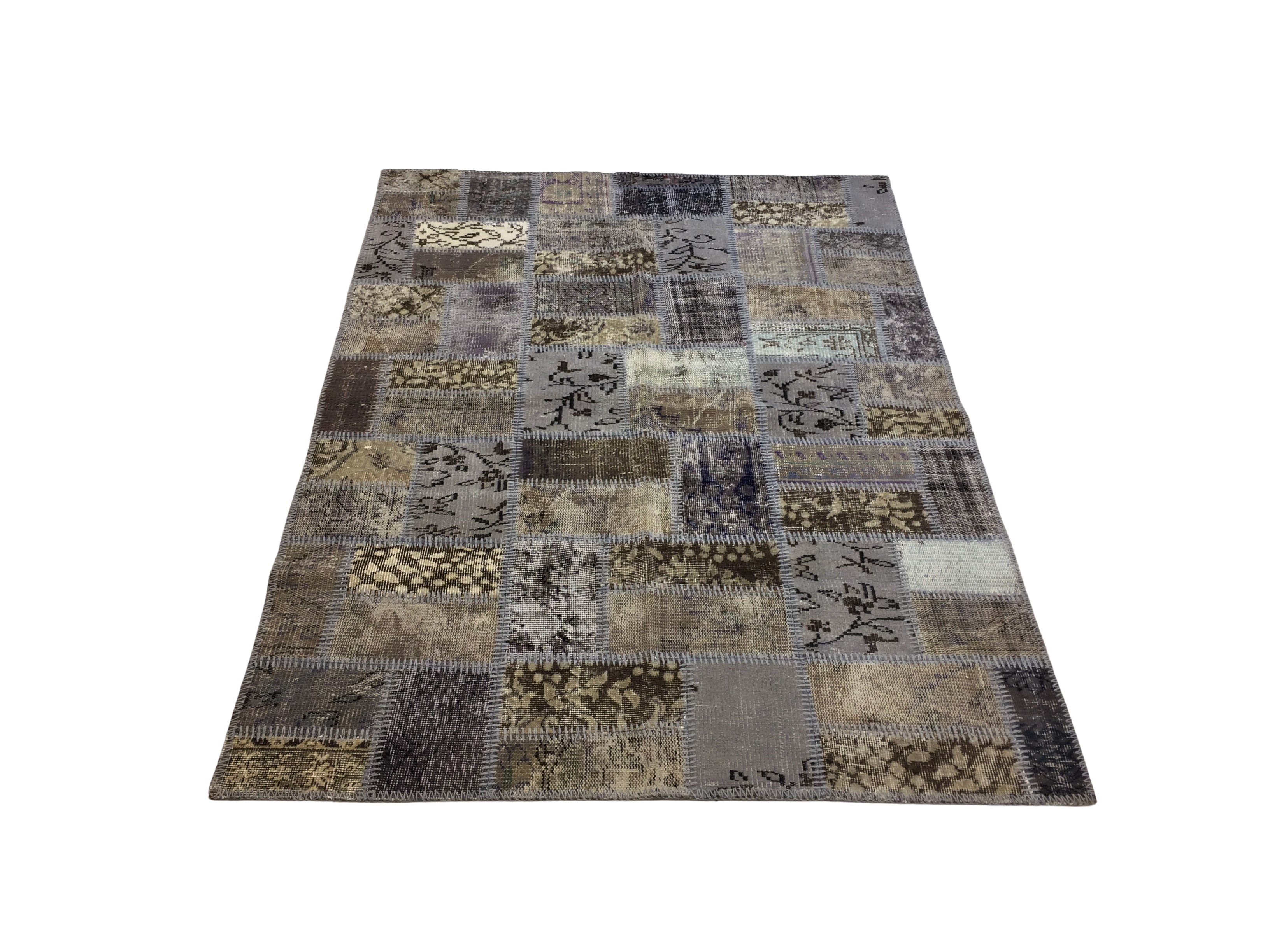 Patchwork Carpet 191 X 140 cm - Alfombras de Estambul -  Turkish Carpets - Alfombras de Estambul