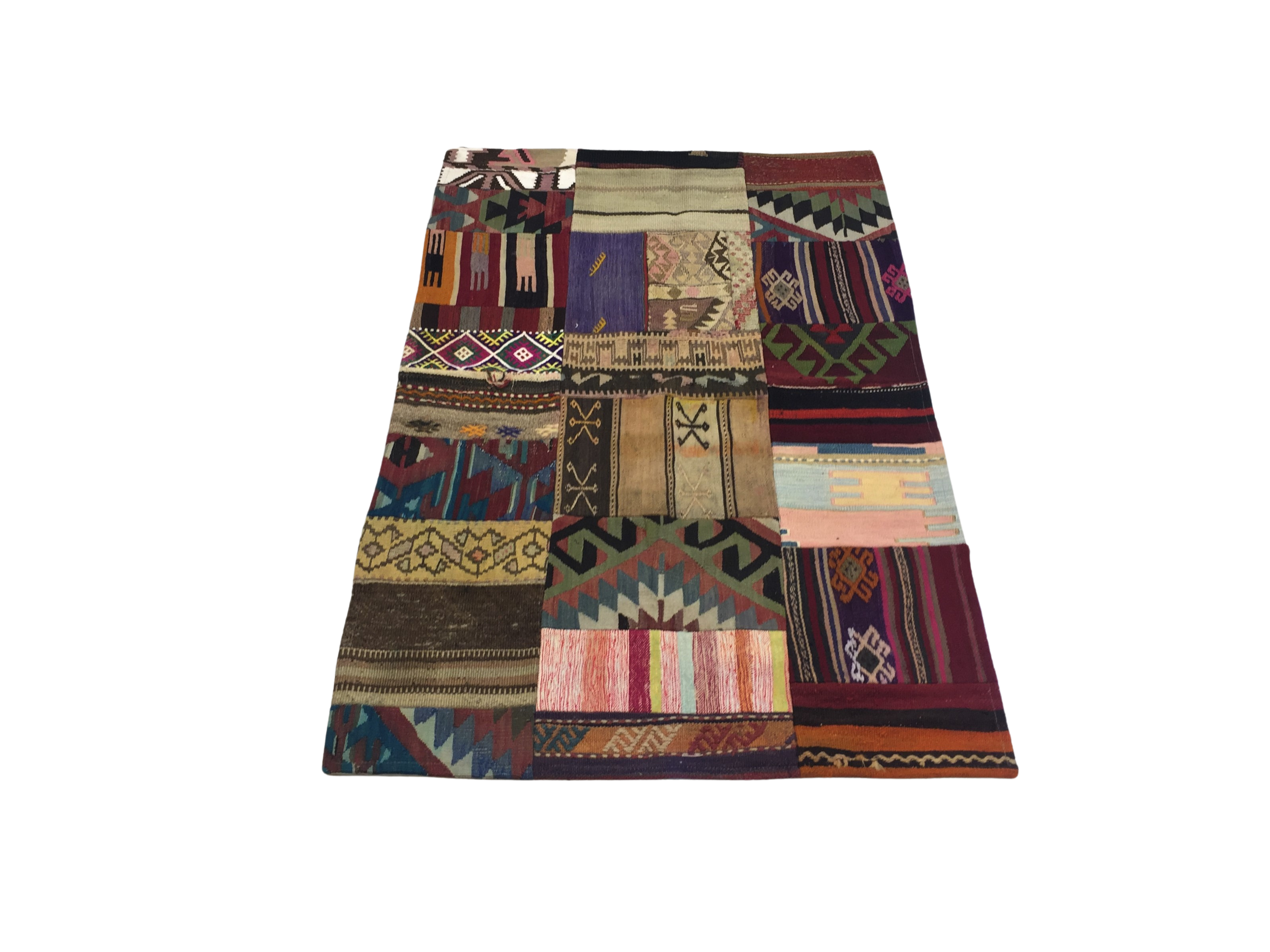 Patchwork Carpet 151 X 97 cm - Alfombras de Estambul -  Turkish Carpets - Alfombras de Estambul