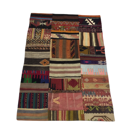 Patchwork Carpet 149 X 101 cm - Alfombras de Estambul -  Turkish Carpets - Alfombras de Estambul
