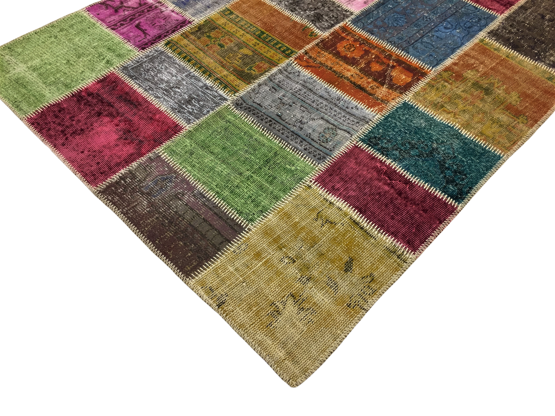 Patchwork Carpet 170 X 240 cm - Alfombras de Estambul -  Turkish Carpets - Alfombras de Estambul