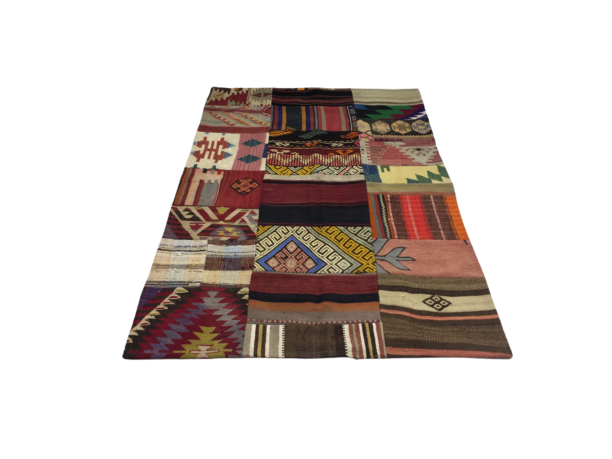 Patchwork Carpet 152 X 97 cm - Alfombras de Estambul -  Turkish Carpets - Alfombras de Estambul