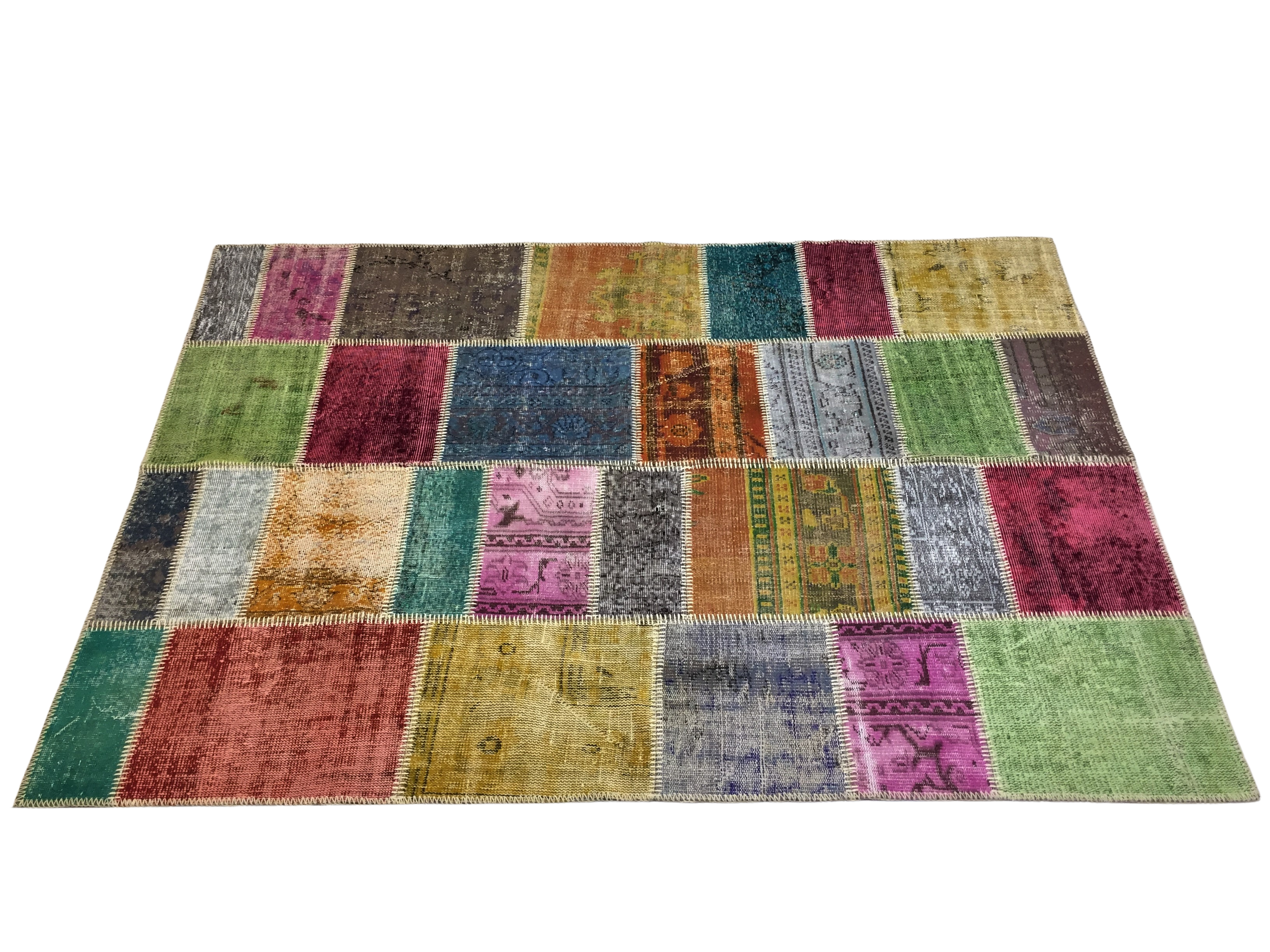 Patchwork Carpet 170 X 240 cm - Alfombras de Estambul -  Turkish Carpets - Alfombras de Estambul