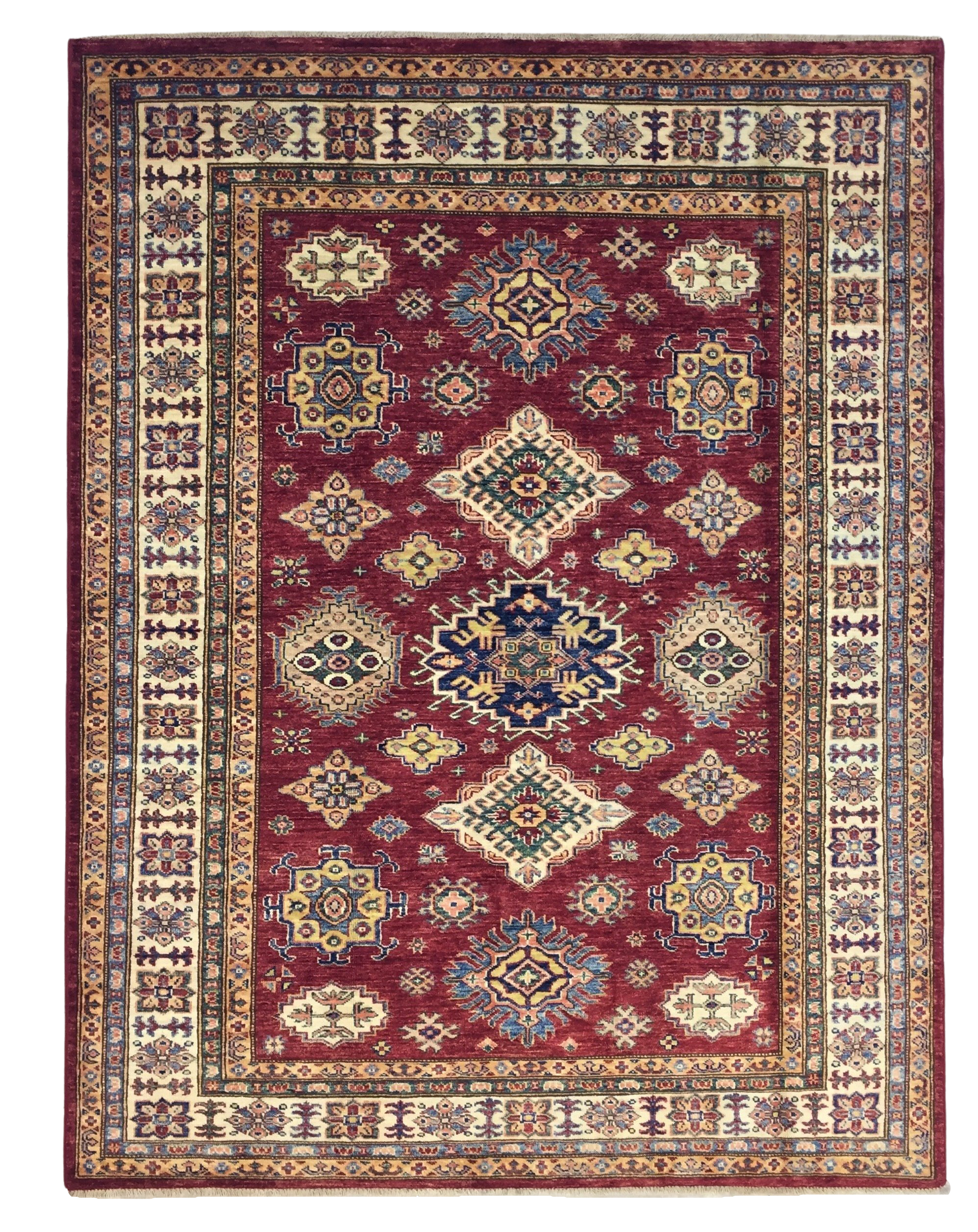 Şirvan Bicolor Carpet 197 X 150 cm - Alfombras de Estambul -  Turkish Carpets - Alfombras de Estambul