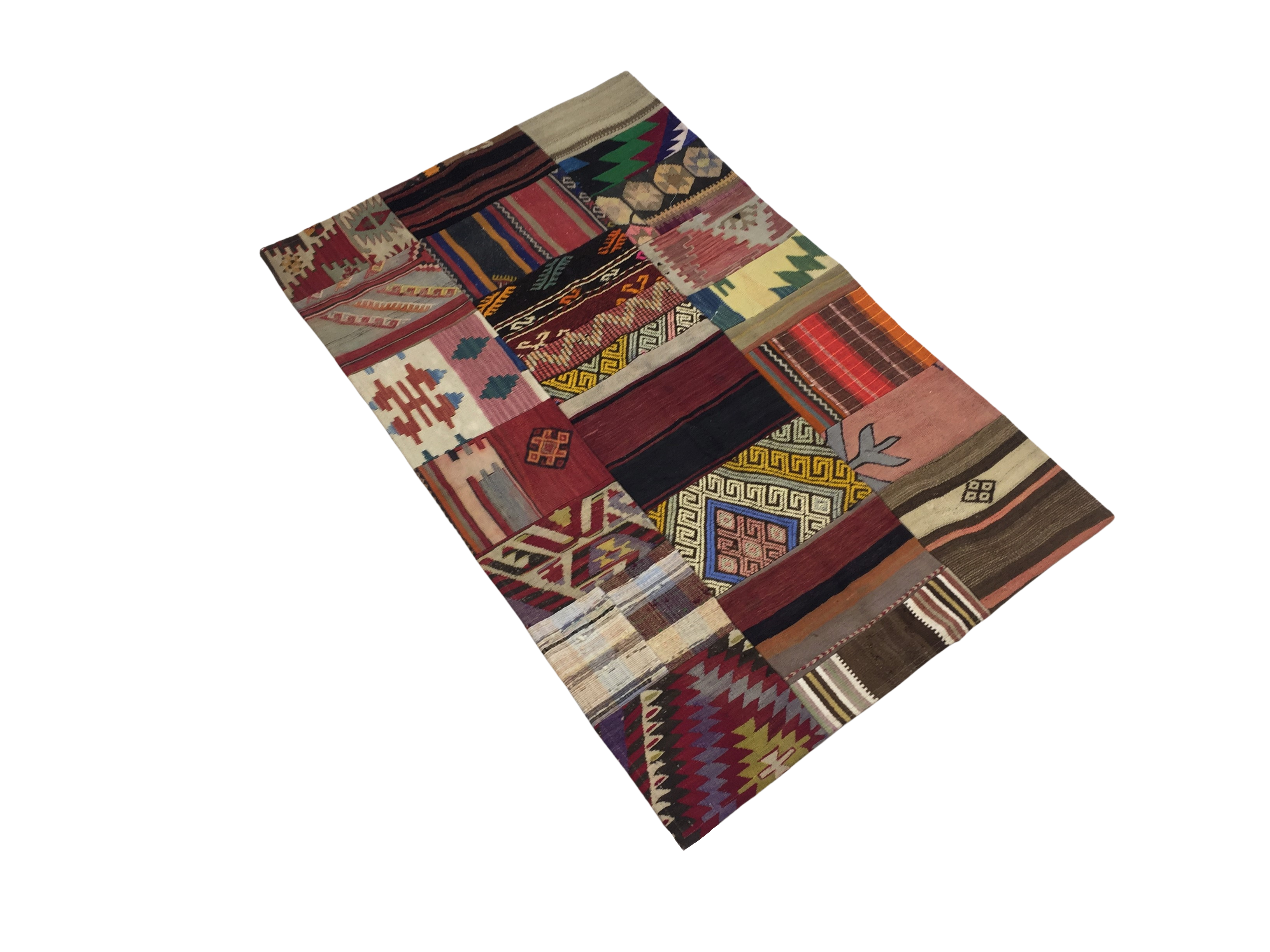 Patchwork Carpet 155 X 99 cm - Alfombras de Estambul -  Turkish Carpets - Alfombras de Estambul