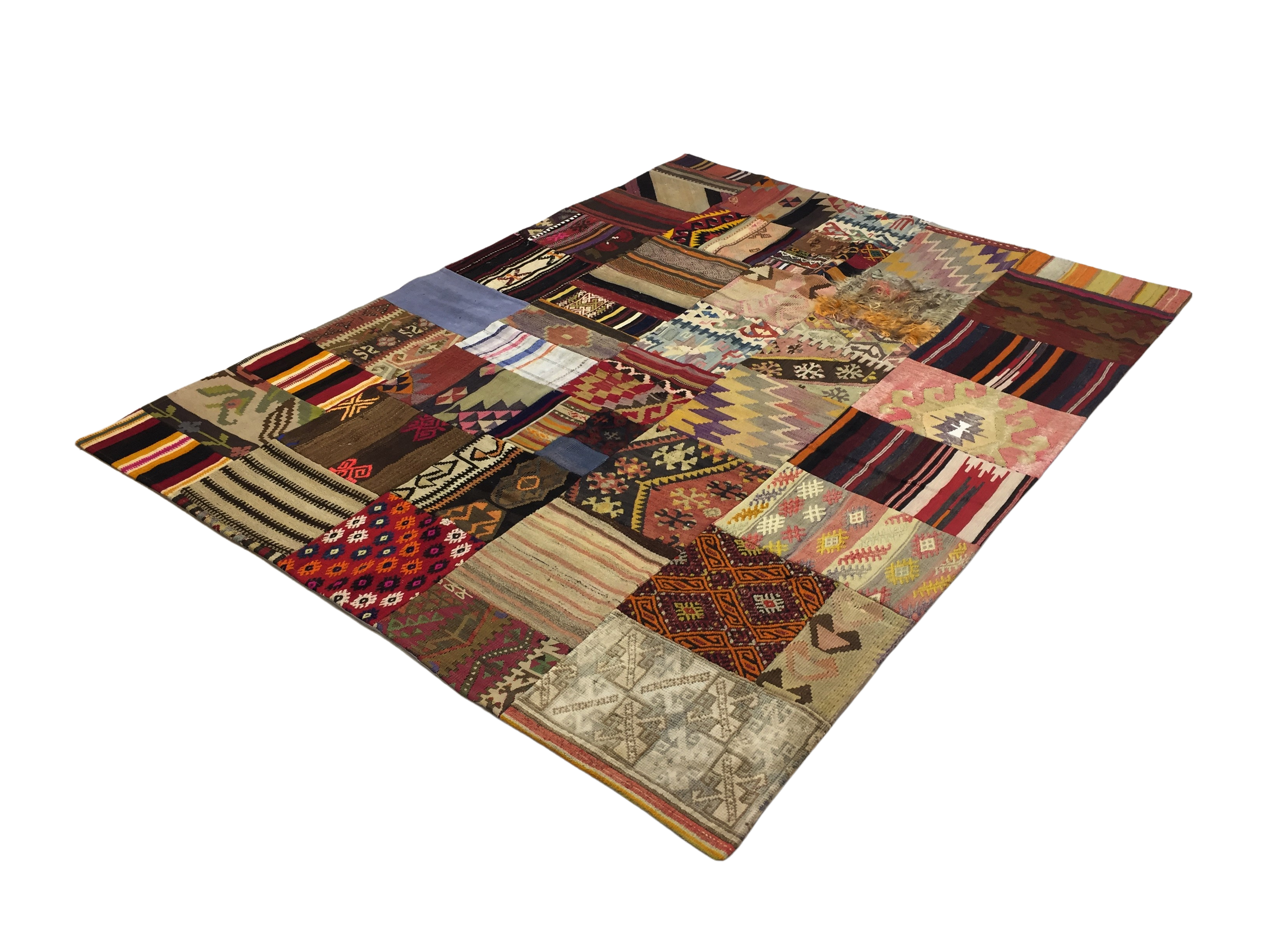 Patchwork Carpet 238 X 184 cm - Alfombras de Estambul -  Turkish Carpets - Alfombras de Estambul