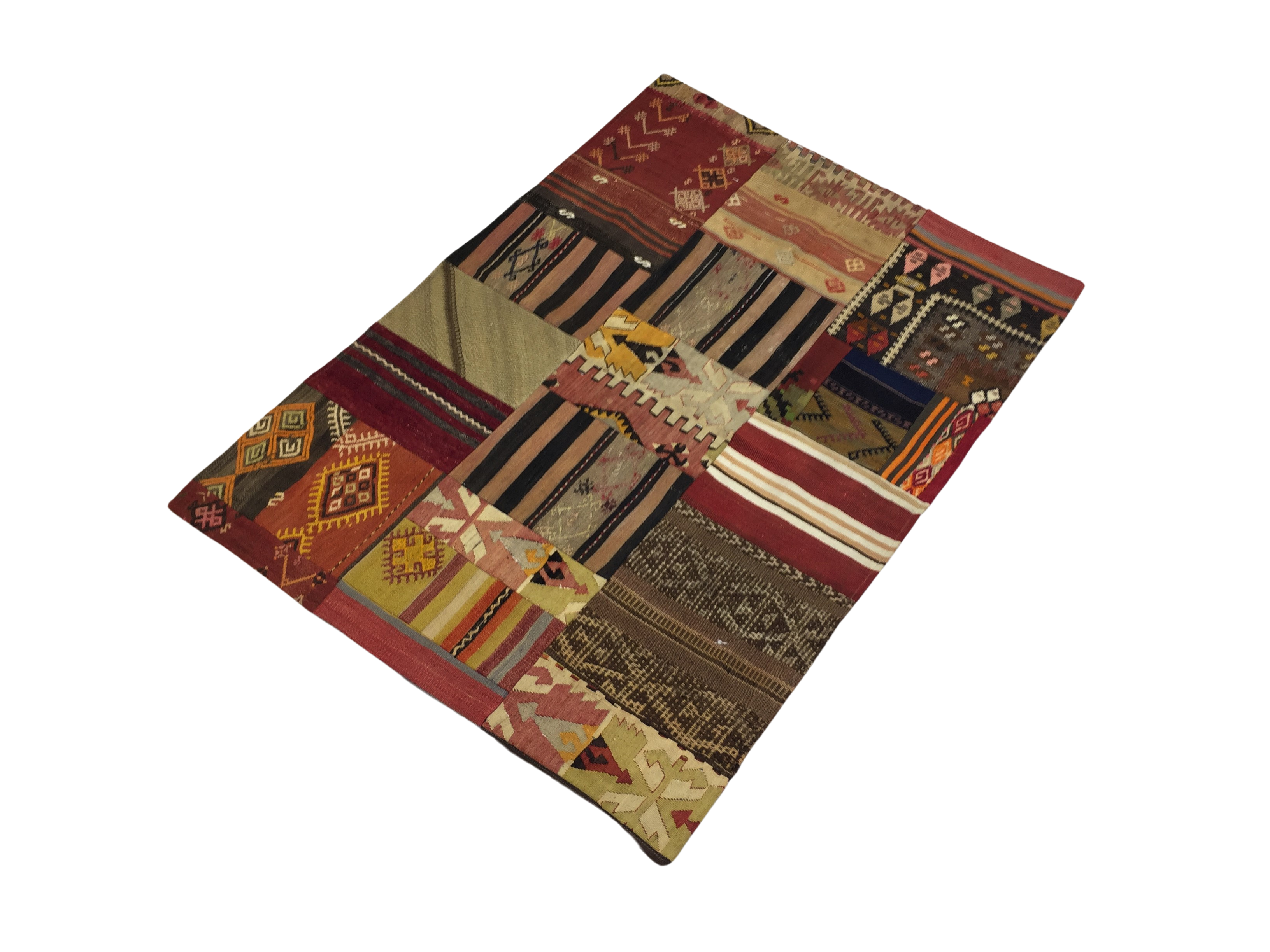 Patchwork Carpet 151 X 112 cm - Alfombras de Estambul -  Turkish Carpets - Alfombras de Estambul