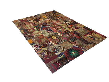 Patchwork Carpet 242 X 175 cm - Alfombras de Estambul -  Turkish Carpets - Alfombras de Estambul