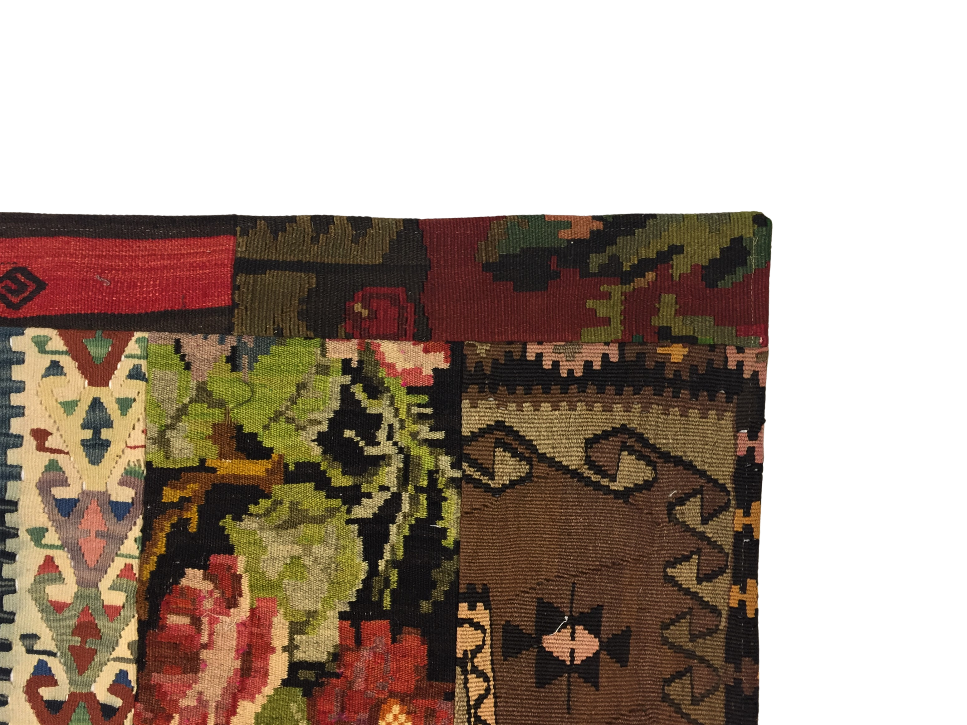 Patchwork Carpet 244 X 244 cm - Alfombras de Estambul -  Turkish Carpets - Alfombras de Estambul