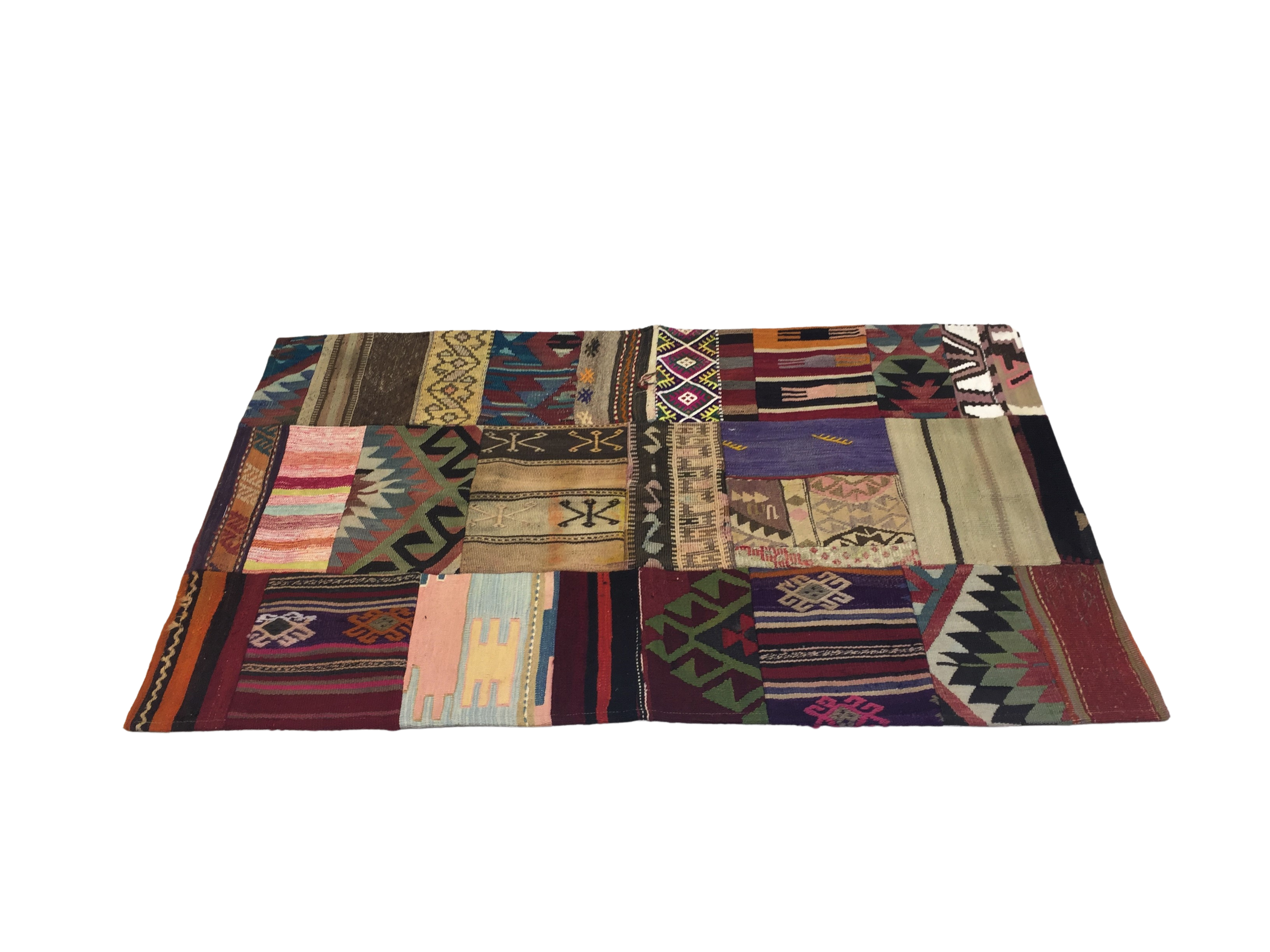 Patchwork Carpet 151 X 97 cm - Alfombras de Estambul -  Turkish Carpets - Alfombras de Estambul