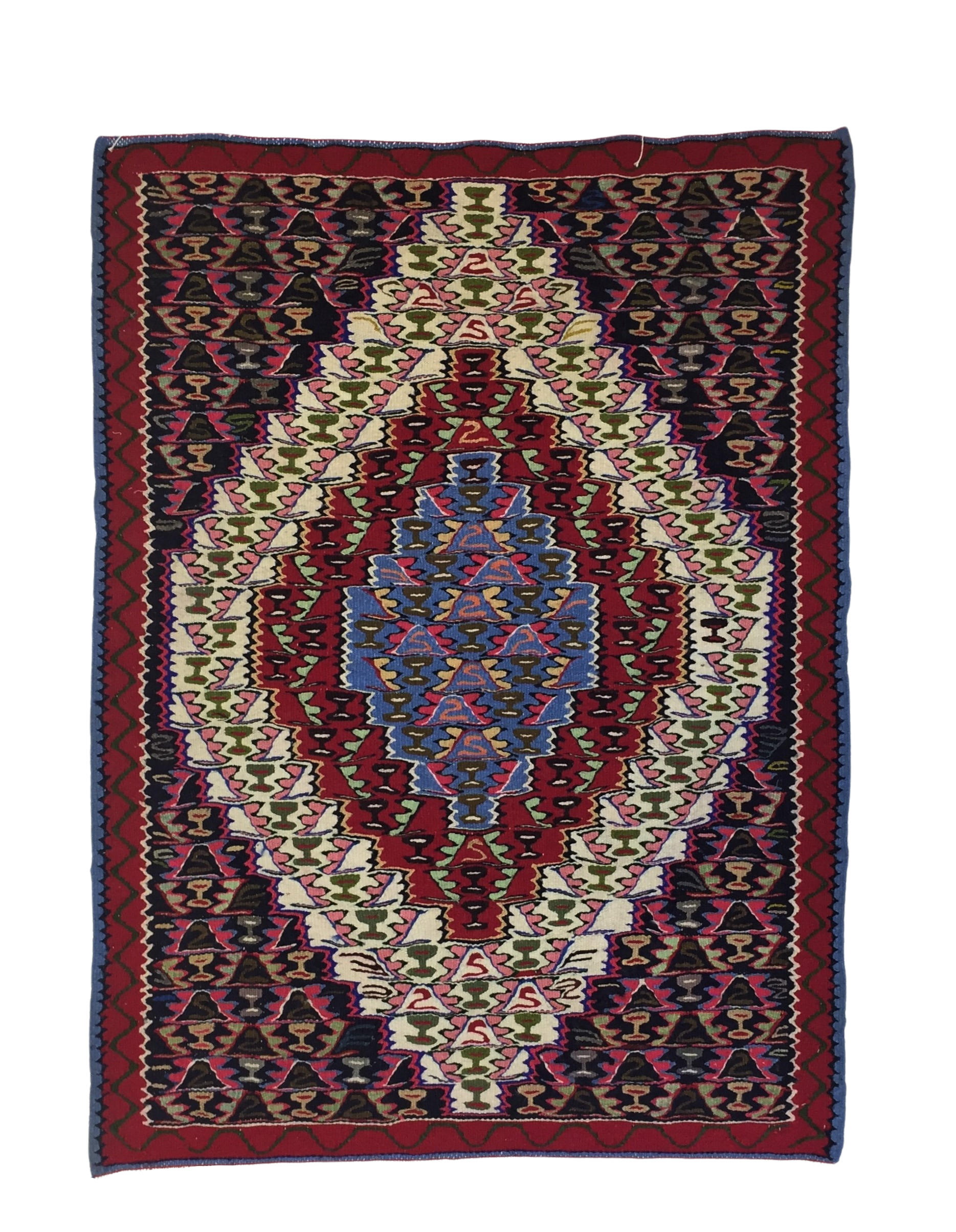 Kilim 107 X 79 cm - Alfombras de Estambul -  Turkish Kilims - Alfombras de Estambul