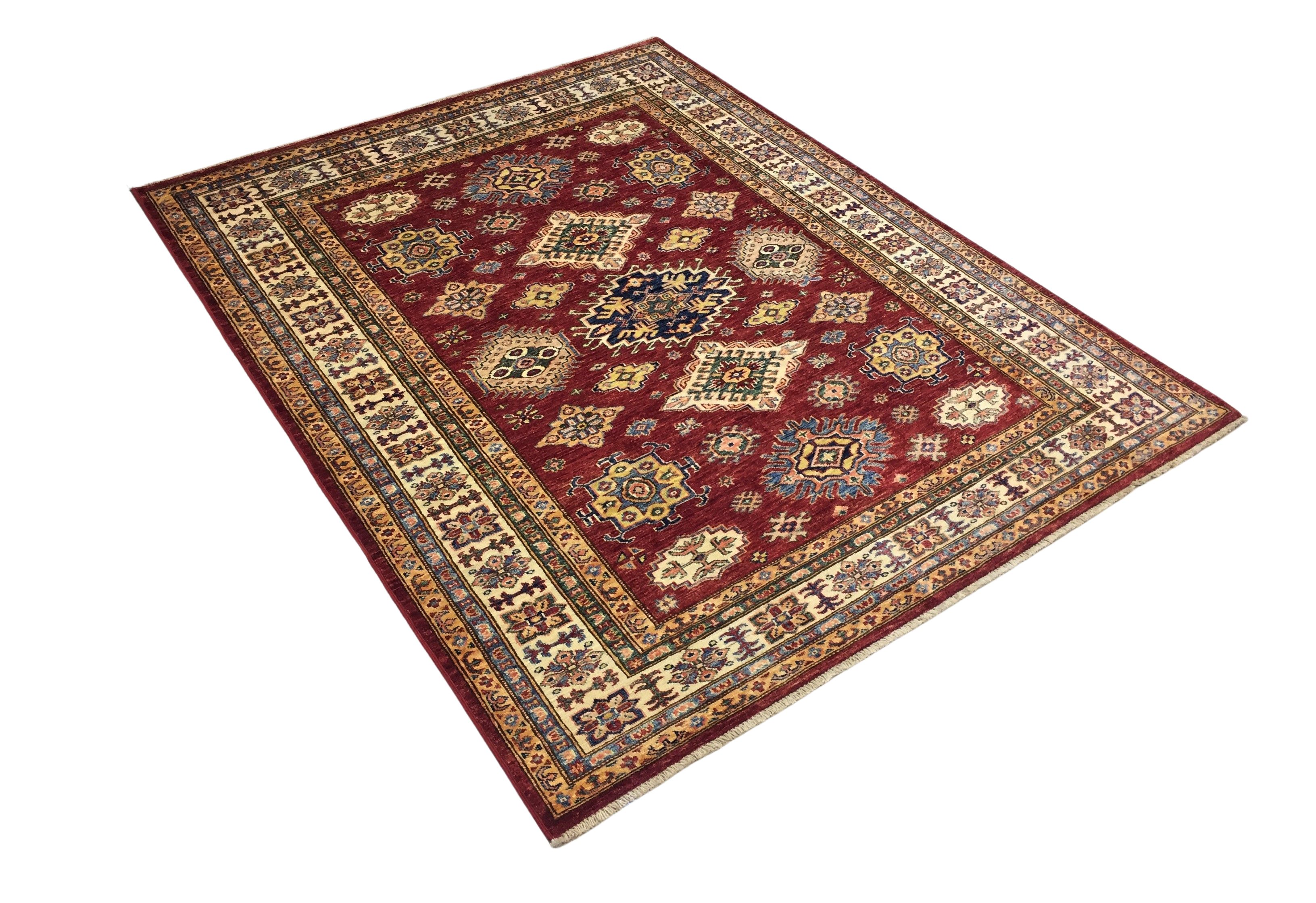 Şirvan Bicolor Carpet 197 X 150 cm - Alfombras de Estambul -  Turkish Carpets - Alfombras de Estambul