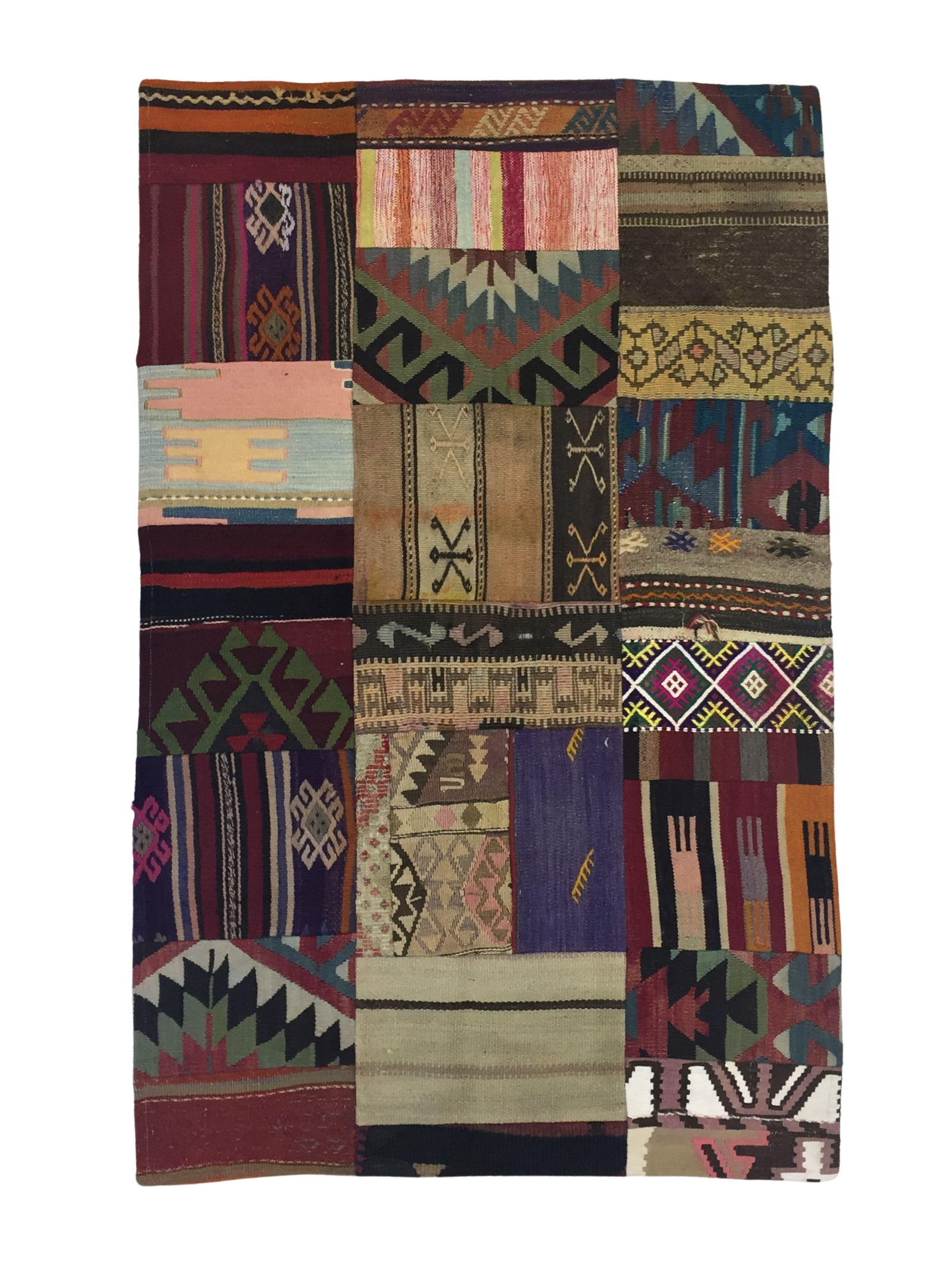 Patchwork Carpet 151 X 97 cm - Alfombras de Estambul -  Turkish Carpets - Alfombras de Estambul