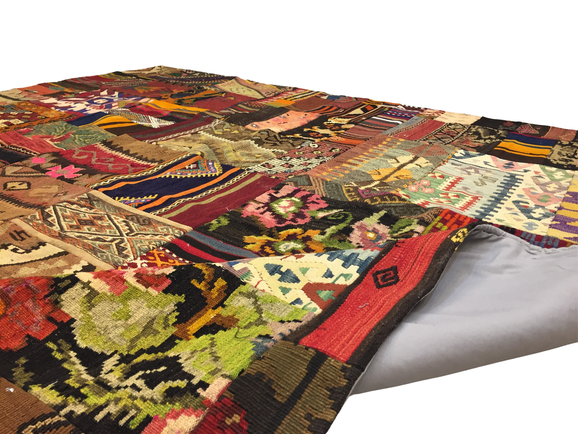 Patchwork Carpet 244 X 244 cm - Alfombras de Estambul -  Turkish Carpets - Alfombras de Estambul