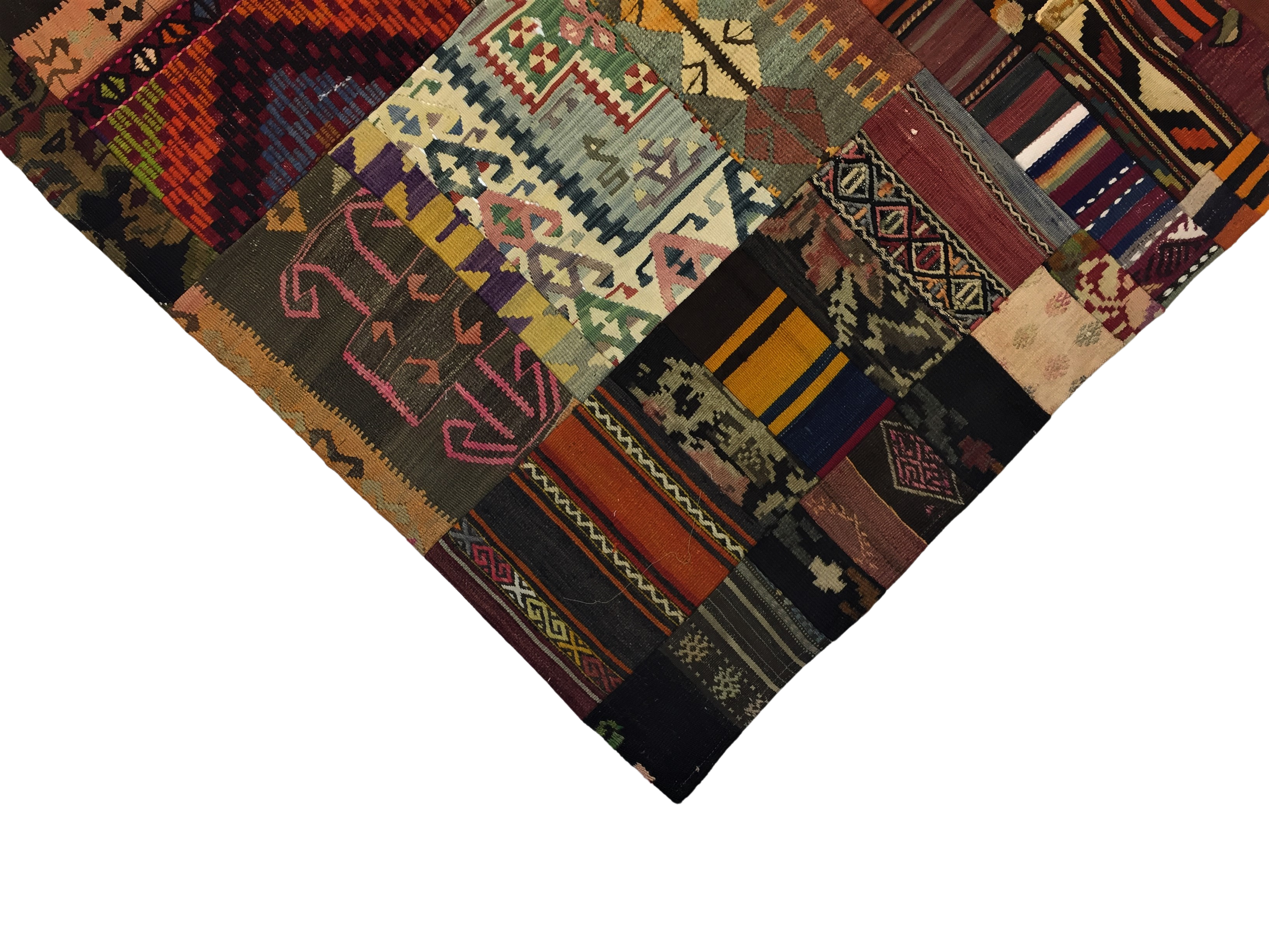 Patchwork Carpet 244 X 244 cm - Alfombras de Estambul -  Turkish Carpets - Alfombras de Estambul