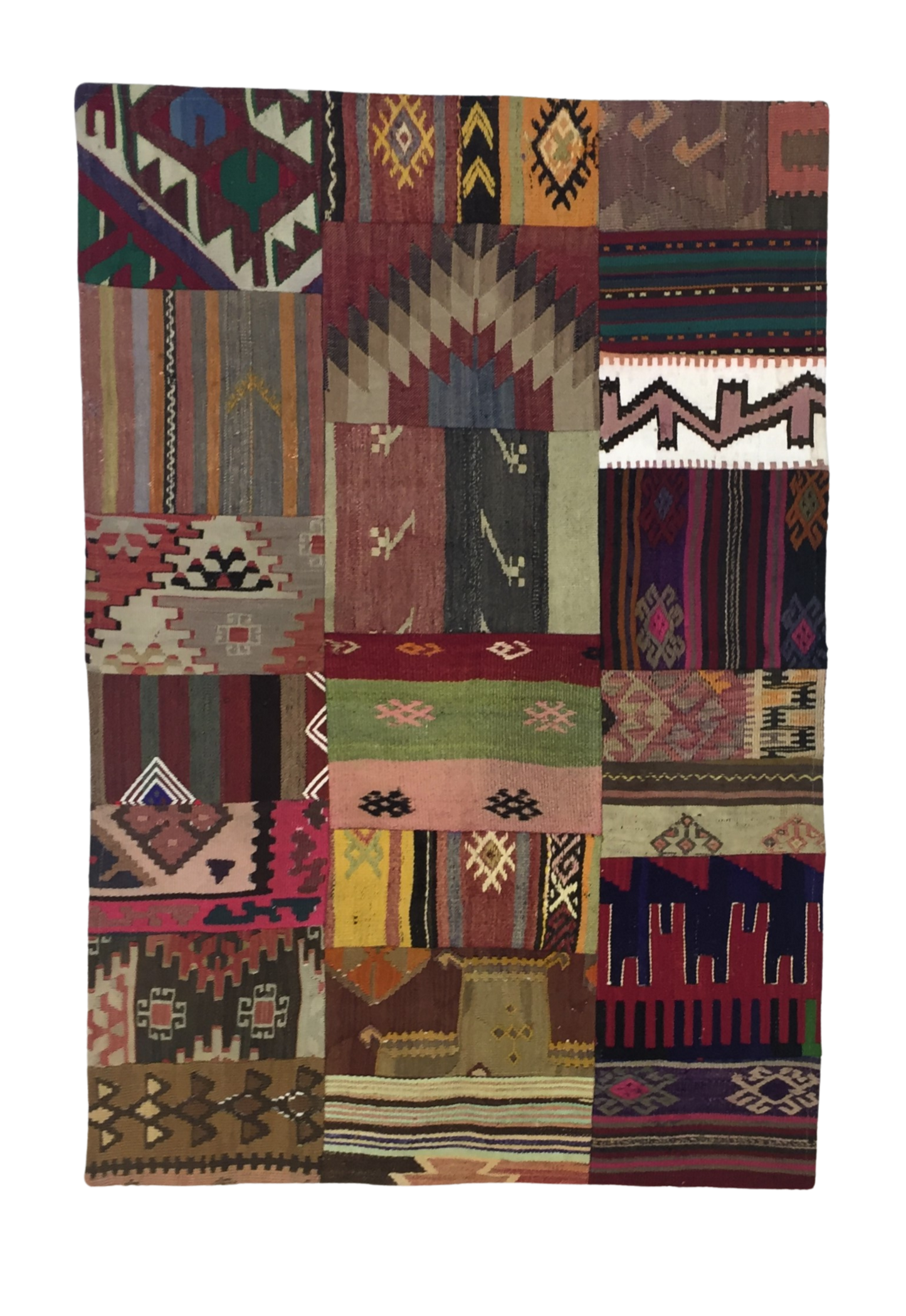 Patchwork Carpet 150 X 101 cm - Alfombras de Estambul -  Turkish Carpets - Alfombras de Estambul