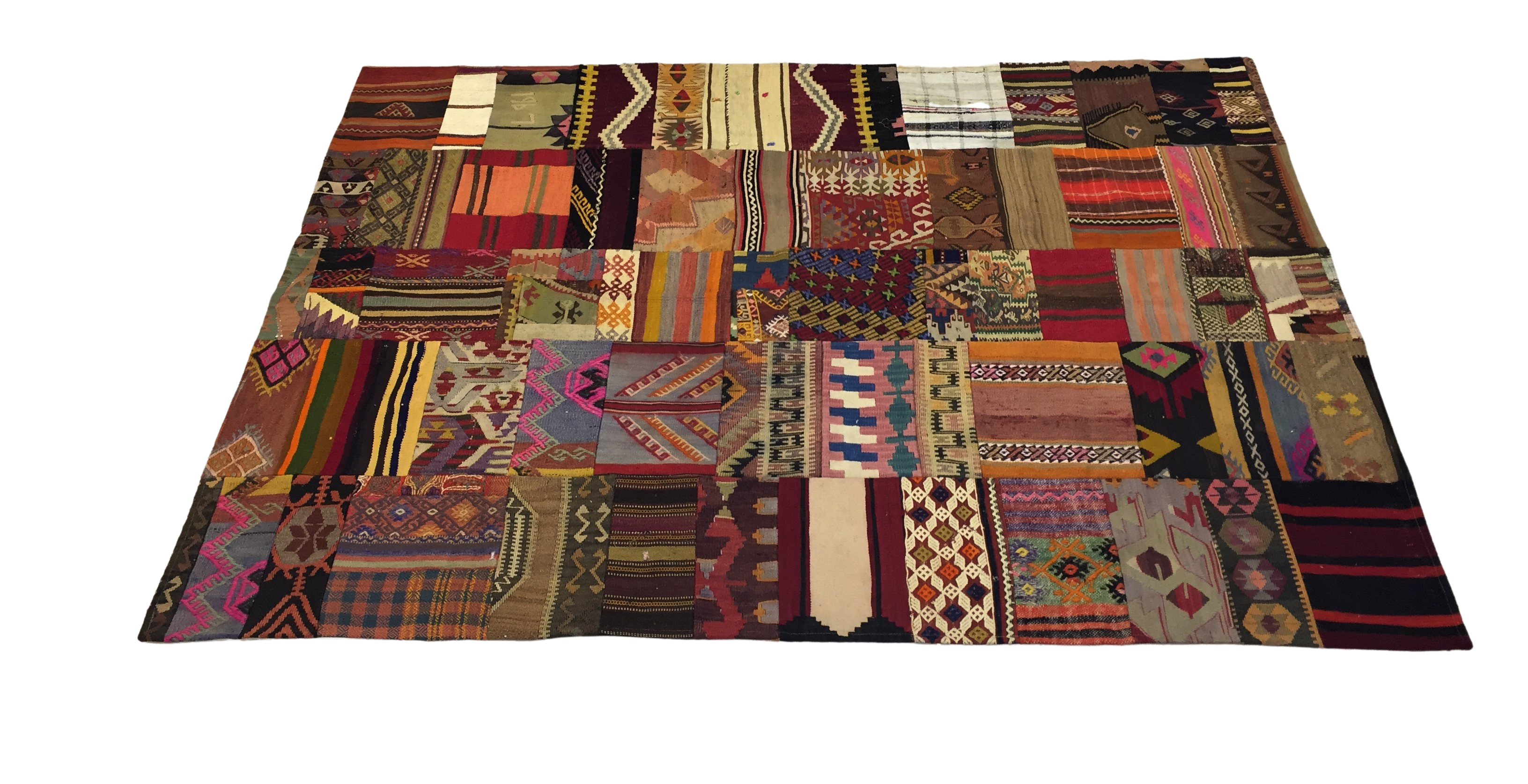Patchwork Carpet 241 X 175 cm - Alfombras de Estambul -  Turkish Carpets - Alfombras de Estambul