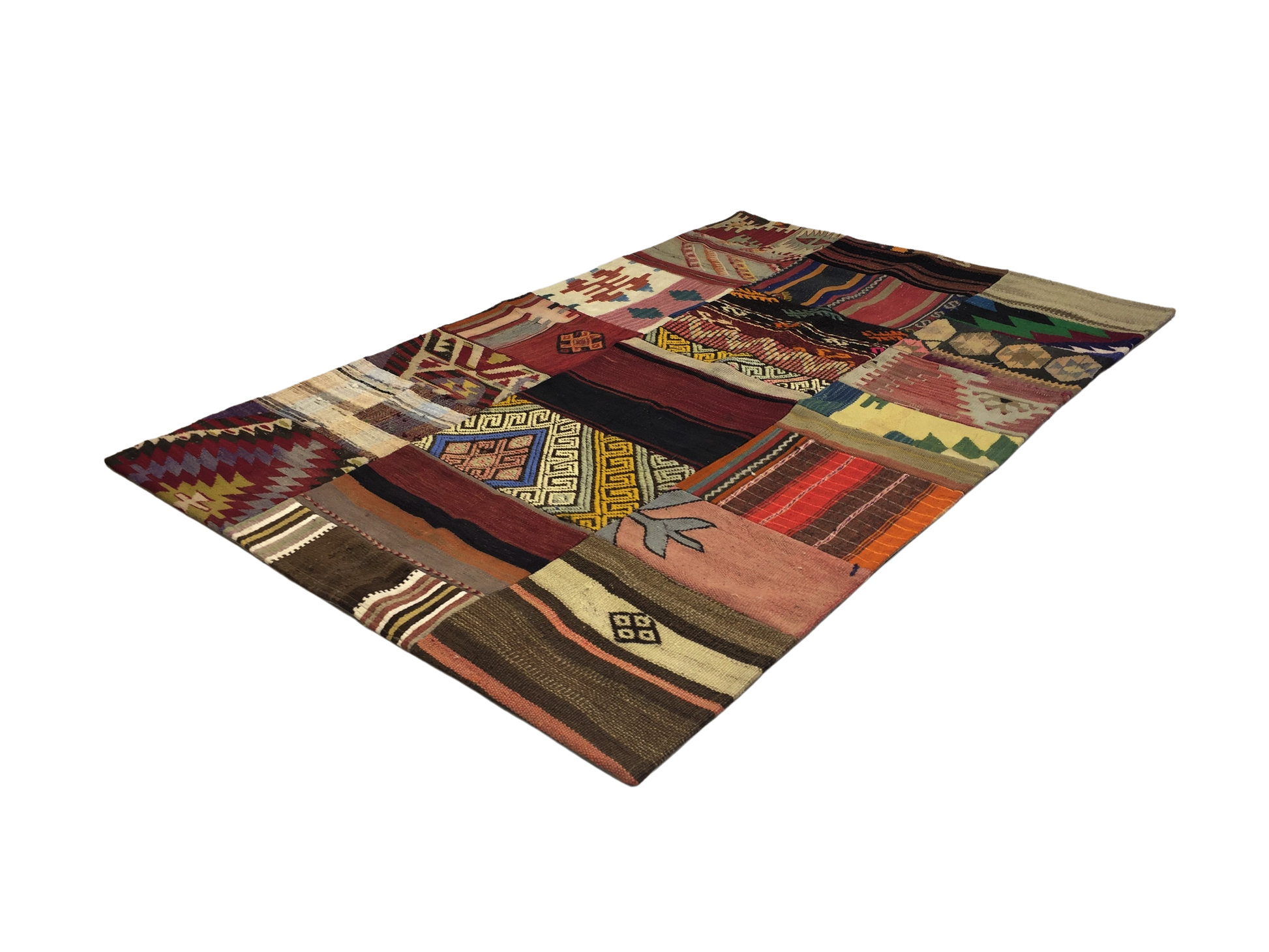 Patchwork Carpet 155 X 99 cm - Alfombras de Estambul -  Turkish Carpets - Alfombras de Estambul