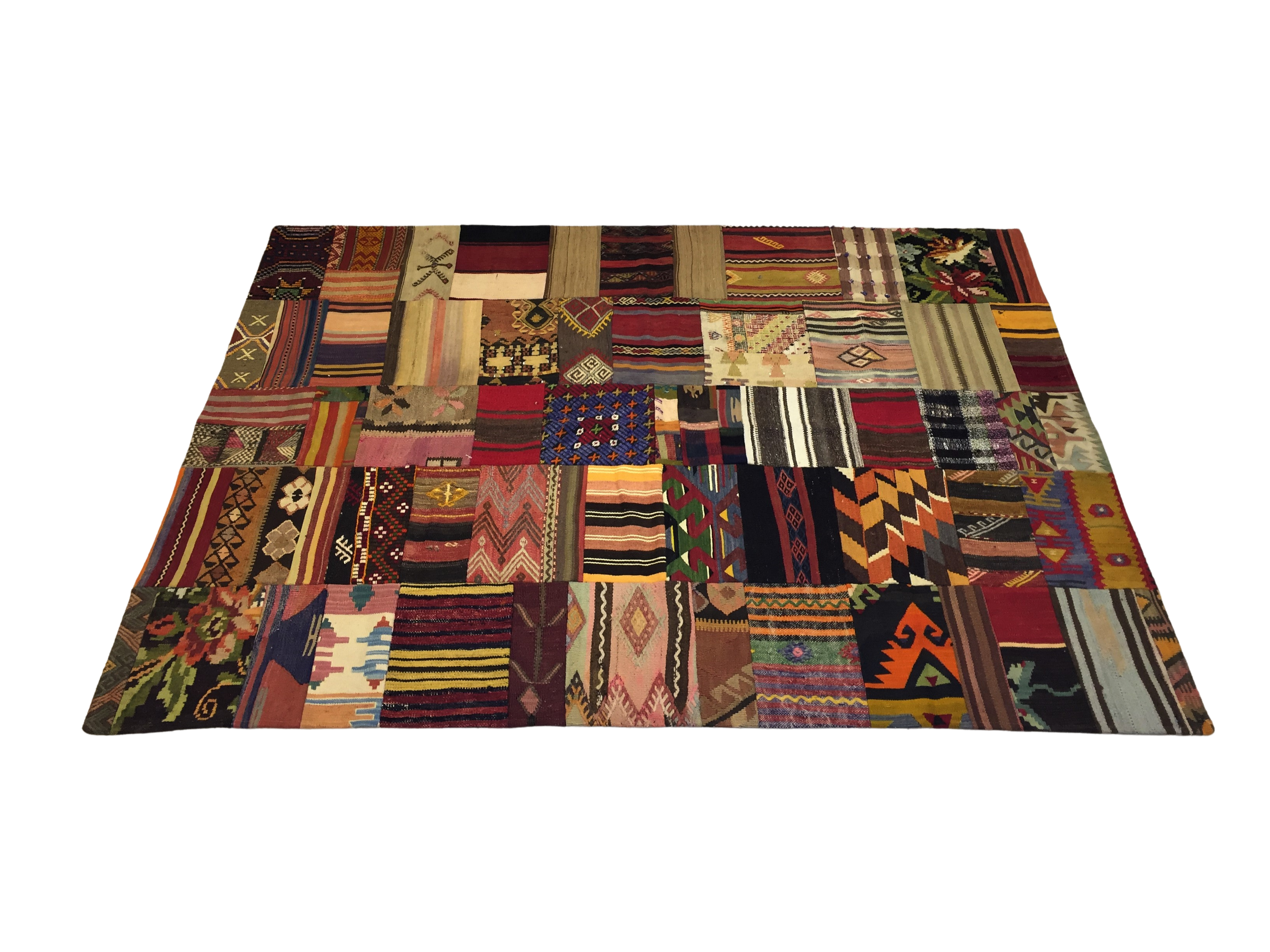 Patchwork Carpet 242 X 175 cm - Alfombras de Estambul -  Turkish Carpets - Alfombras de Estambul