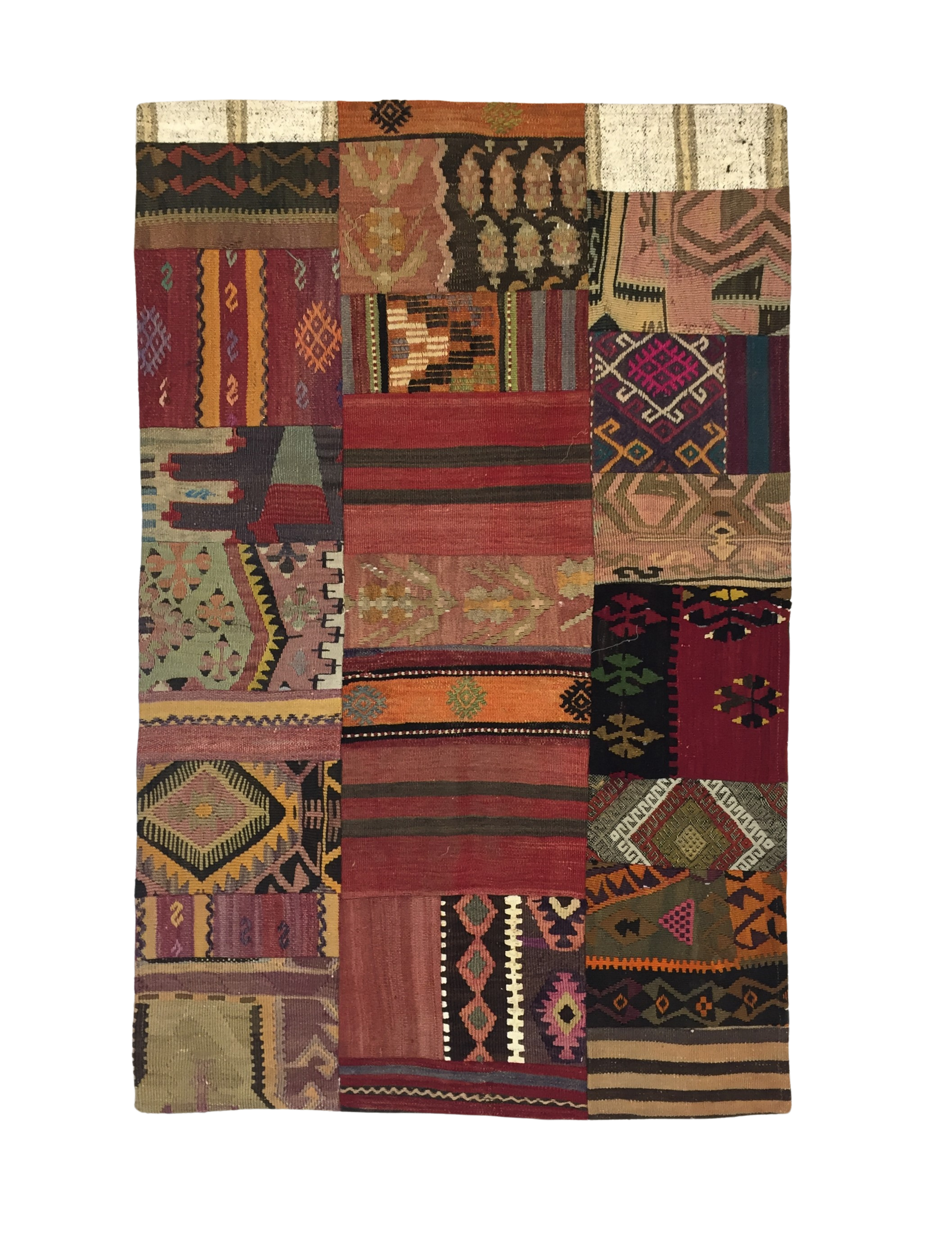 Patchwork Carpet 152 X 97 cm - Alfombras de Estambul -  Turkish Carpets - Alfombras de Estambul