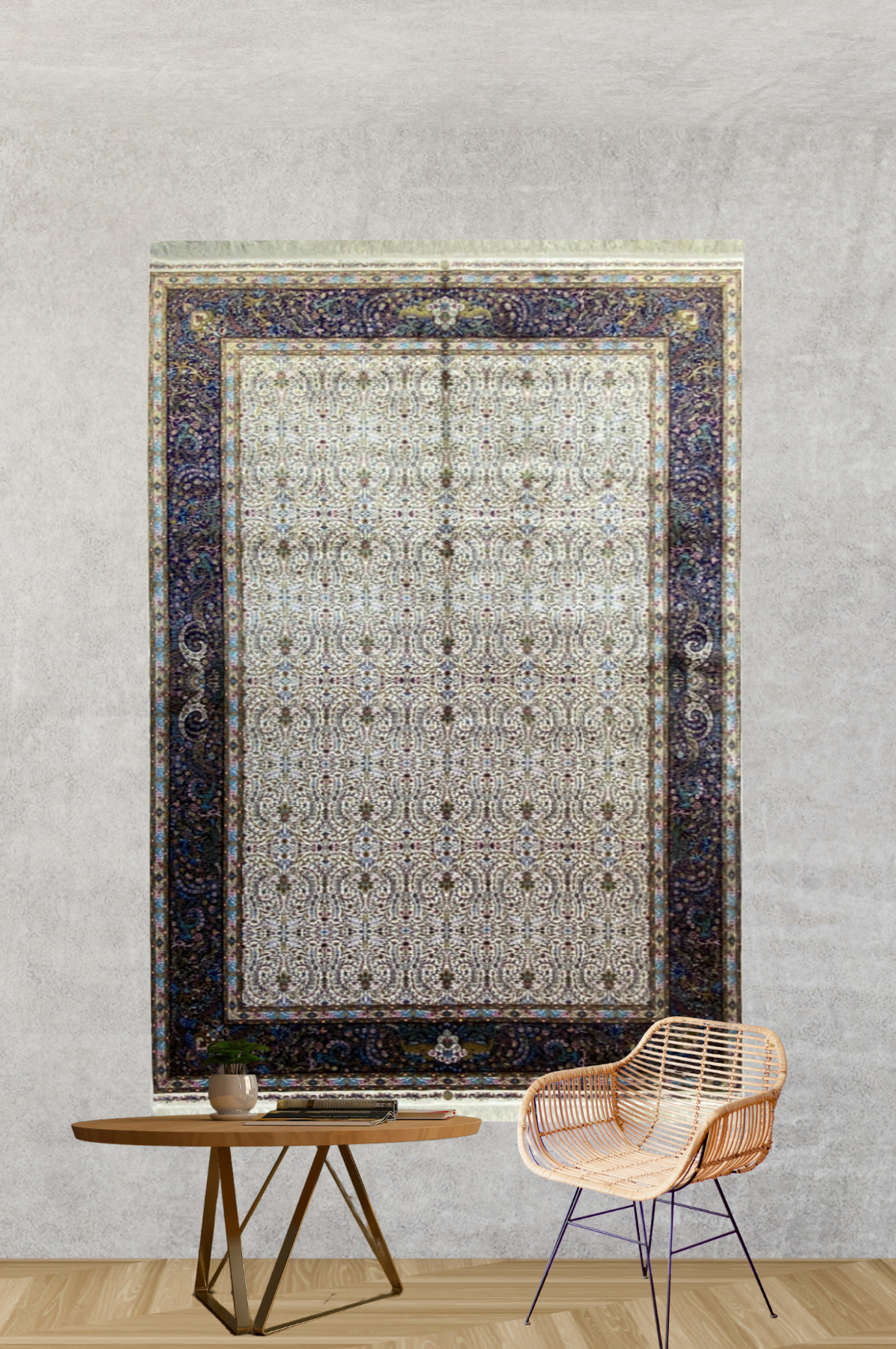 Alfombra Seda Clásica 343A