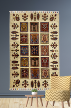 Alfombra Şirvan Bicolor 135 x 85 cm