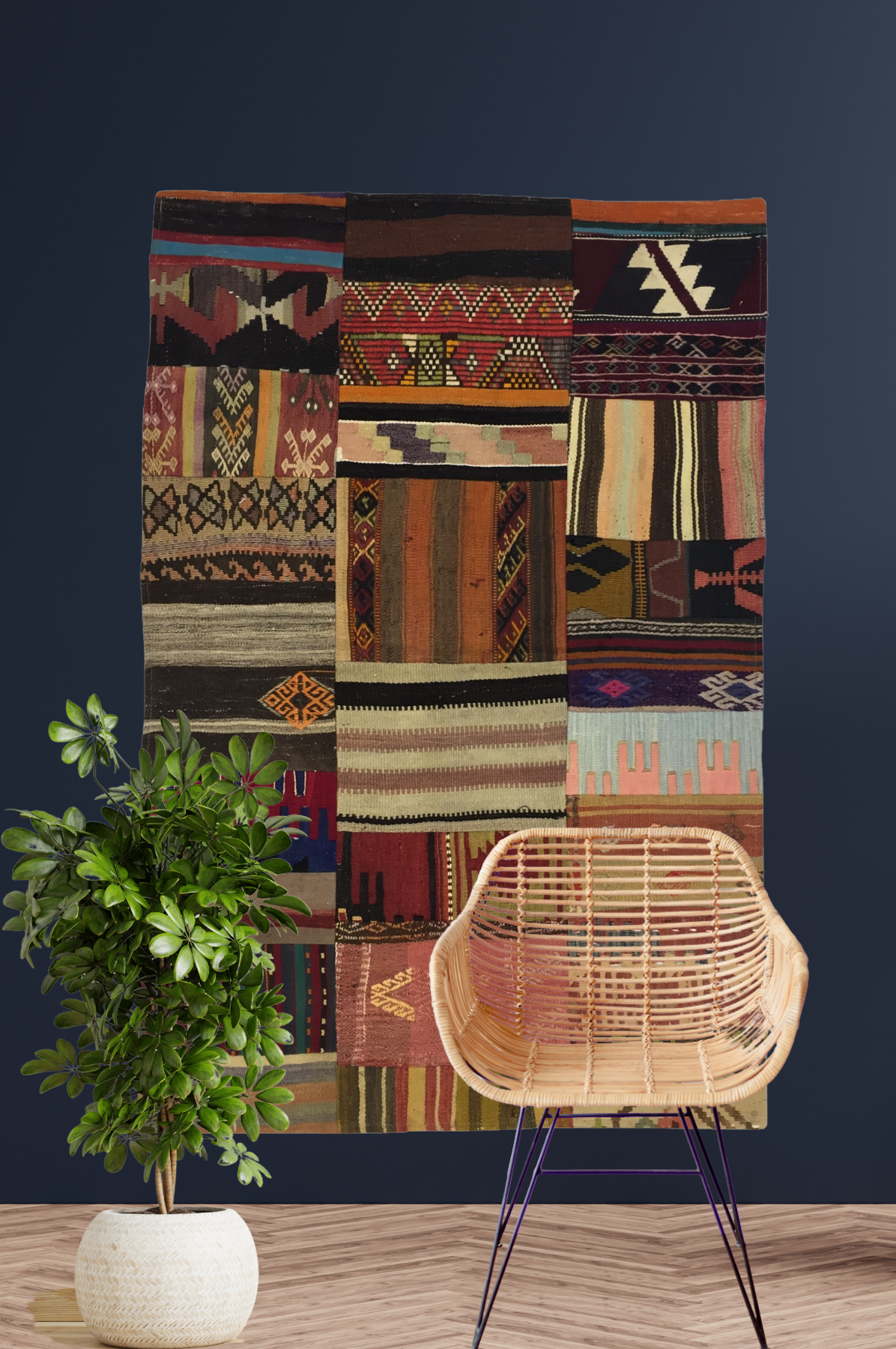 Patchwork Carpet 149 X 101 cm - Alfombras de Estambul -  Patchwork - Alfombras de Estambul