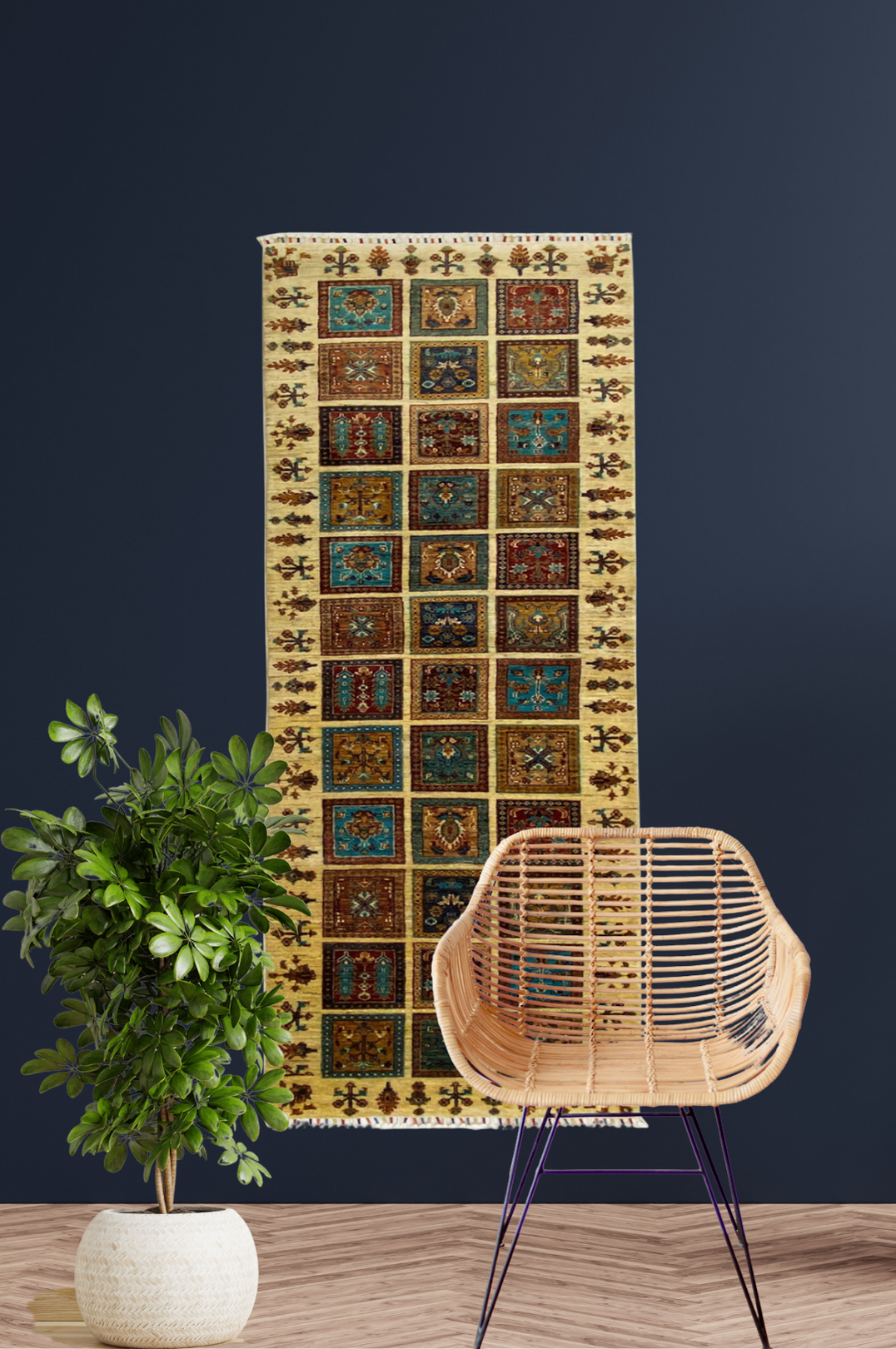 Alfombra Şirvan Bicolor 298 x 79 cm