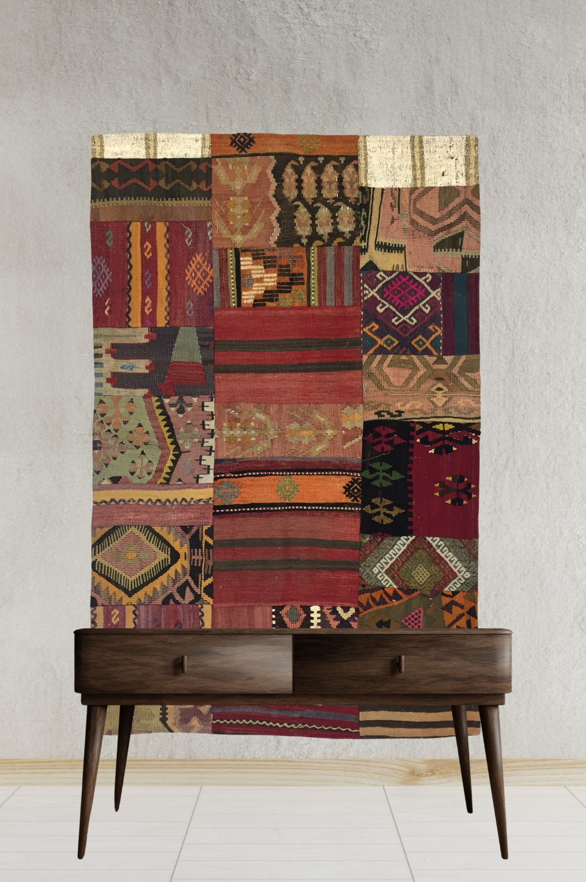 Patchwork Carpet 152 X 97 cm - Alfombras de Estambul -  Patchwork - Alfombras de Estambul