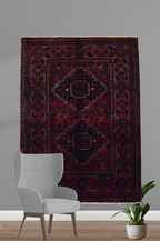 Kunduz Bicolor Carpet 122 X 78 cm - Alfombras de Estambul -  Kunduz - Alfombras de Estambul