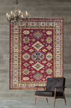 Şirvan Bicolor Carpet 197 X 150 cm - Alfombras de Estambul -  Şirvan - Alfombras de Estambul