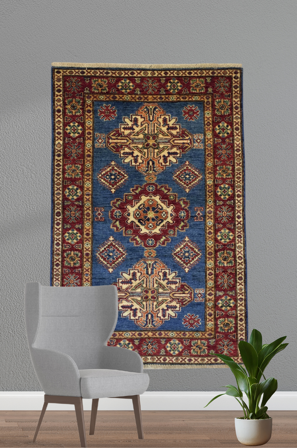 Şirvan Bicolor Carpet 147 X 101 cm - Alfombras de Estambul -  Şirvan - Alfombras de Estambul