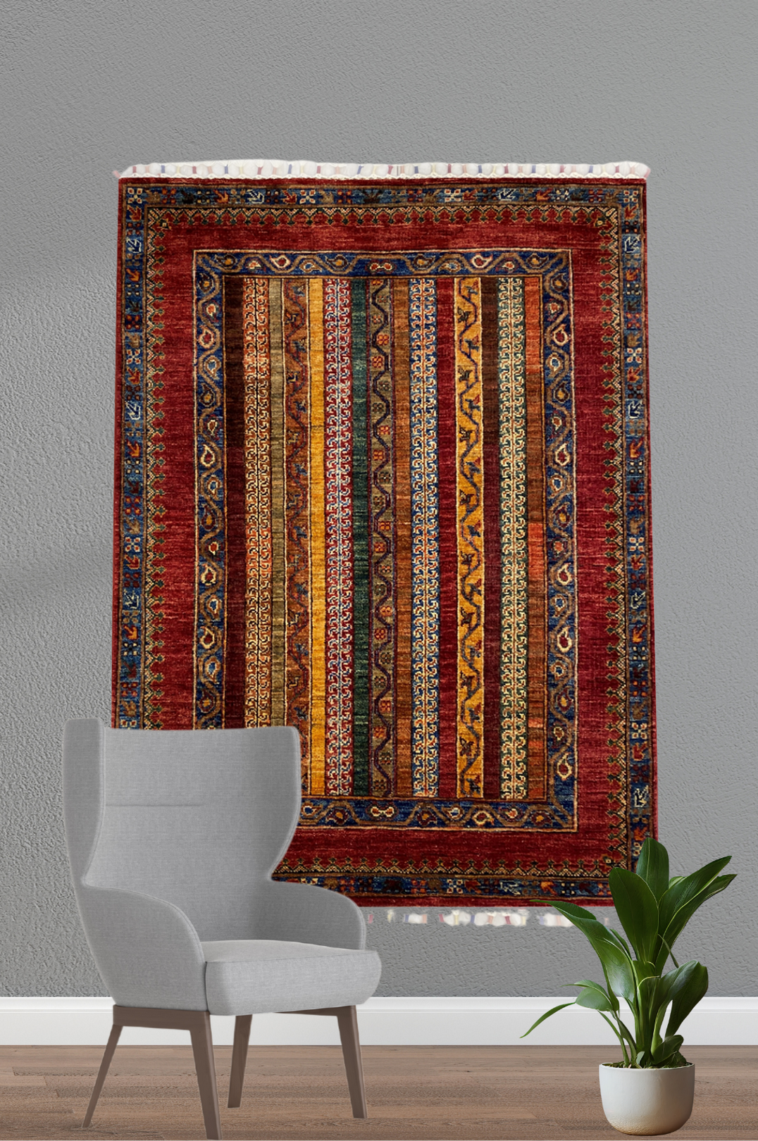 Alfombra Şirvan Bicolor 150 x 105 cm