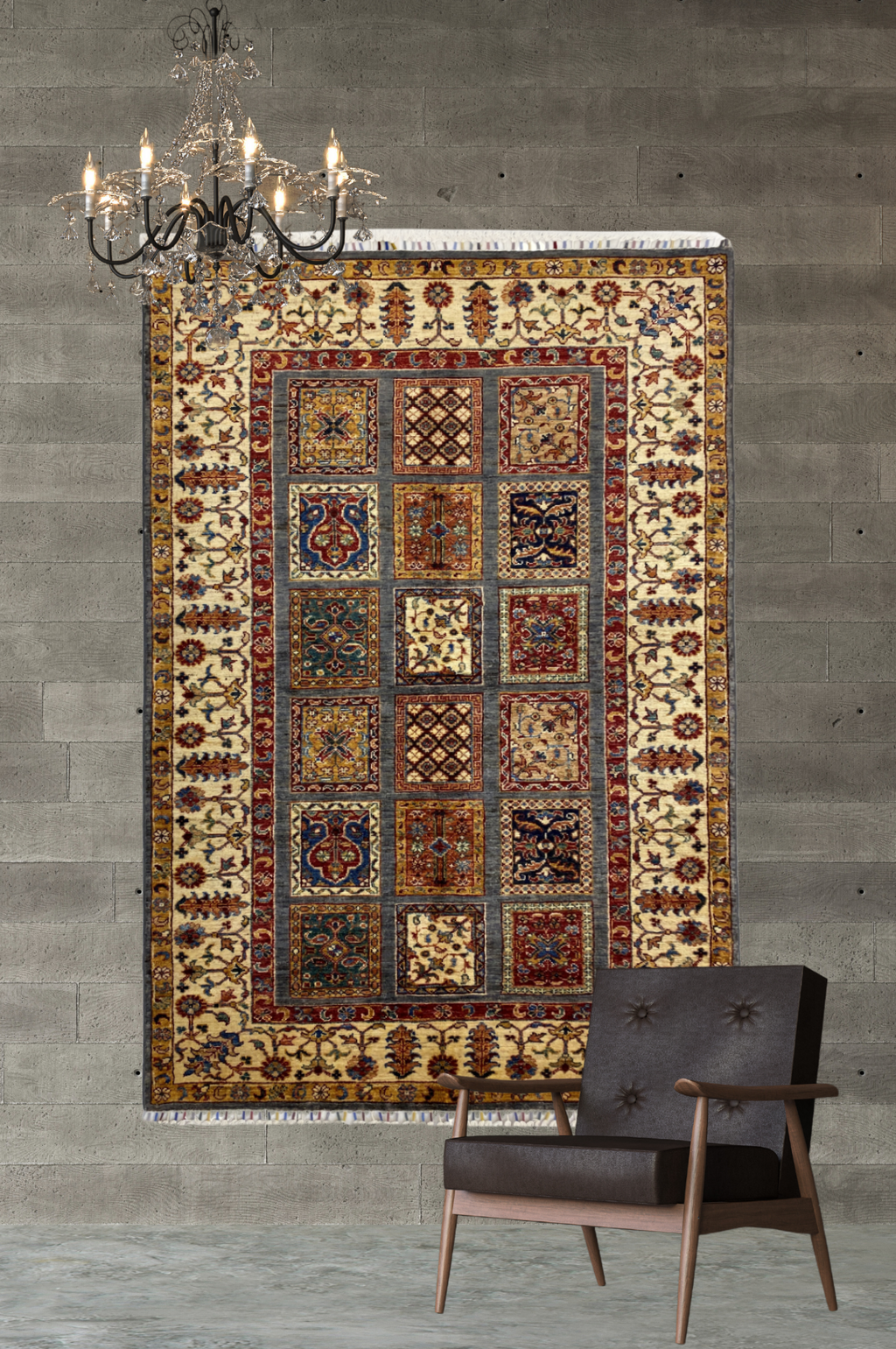 Alfombra Şirvan Bicolor 197 x 123 cm