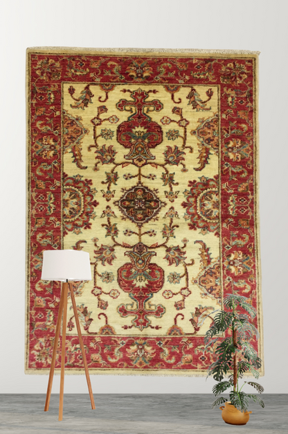 Uşak Bicolor Carpet 115 X 82 cm - Alfombras de Estambul -  Uşak - Alfombras de Estambul