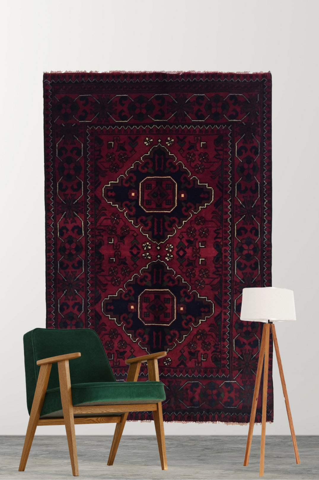Kunduz Bicolor Carpet 114 X 80 cm - Alfombras de Estambul -  Kunduz - Alfombras de Estambul