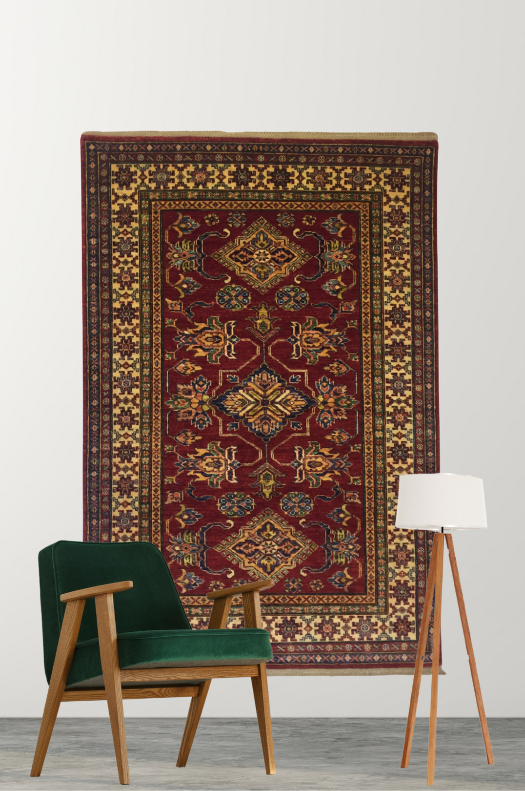 Şirvan Bicolor Carpet 172 X 127 cm - Alfombras de Estambul -  Şirvan - Alfombras de Estambul