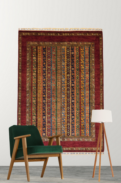 Şirvan Bicolor Carpet 209 X 155 cm - Alfombras de Estambul -  Şirvan - Alfombras de Estambul