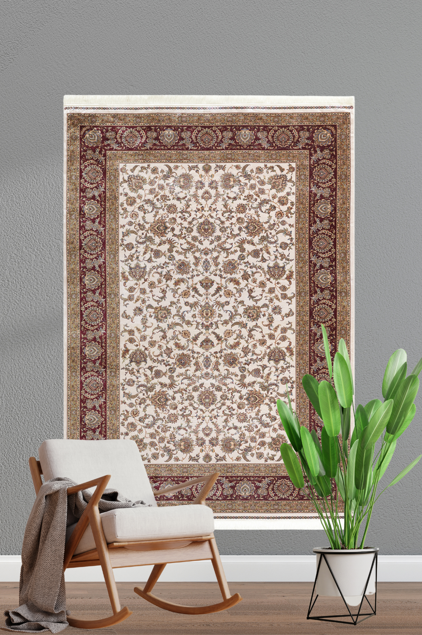 Alfombra de seda clásica 362A