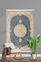 Alfombra de seda clásica 376A