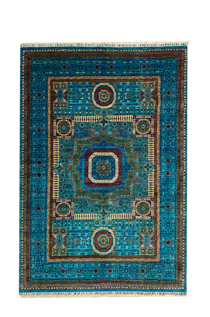 %100 Handmade Mamluk Carpet 241 x 181 cm