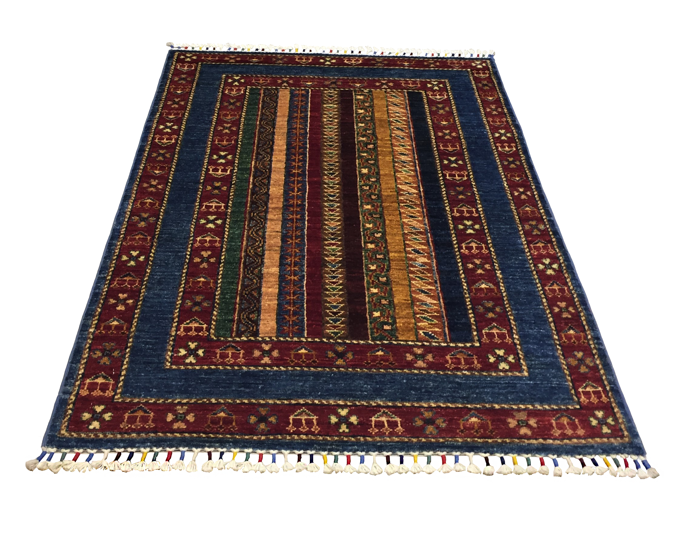 Şirvan Bicolor Carpet 130 X 87 cm - Alfombras de Estambul -  Turkish Carpets - Alfombras de Estambul