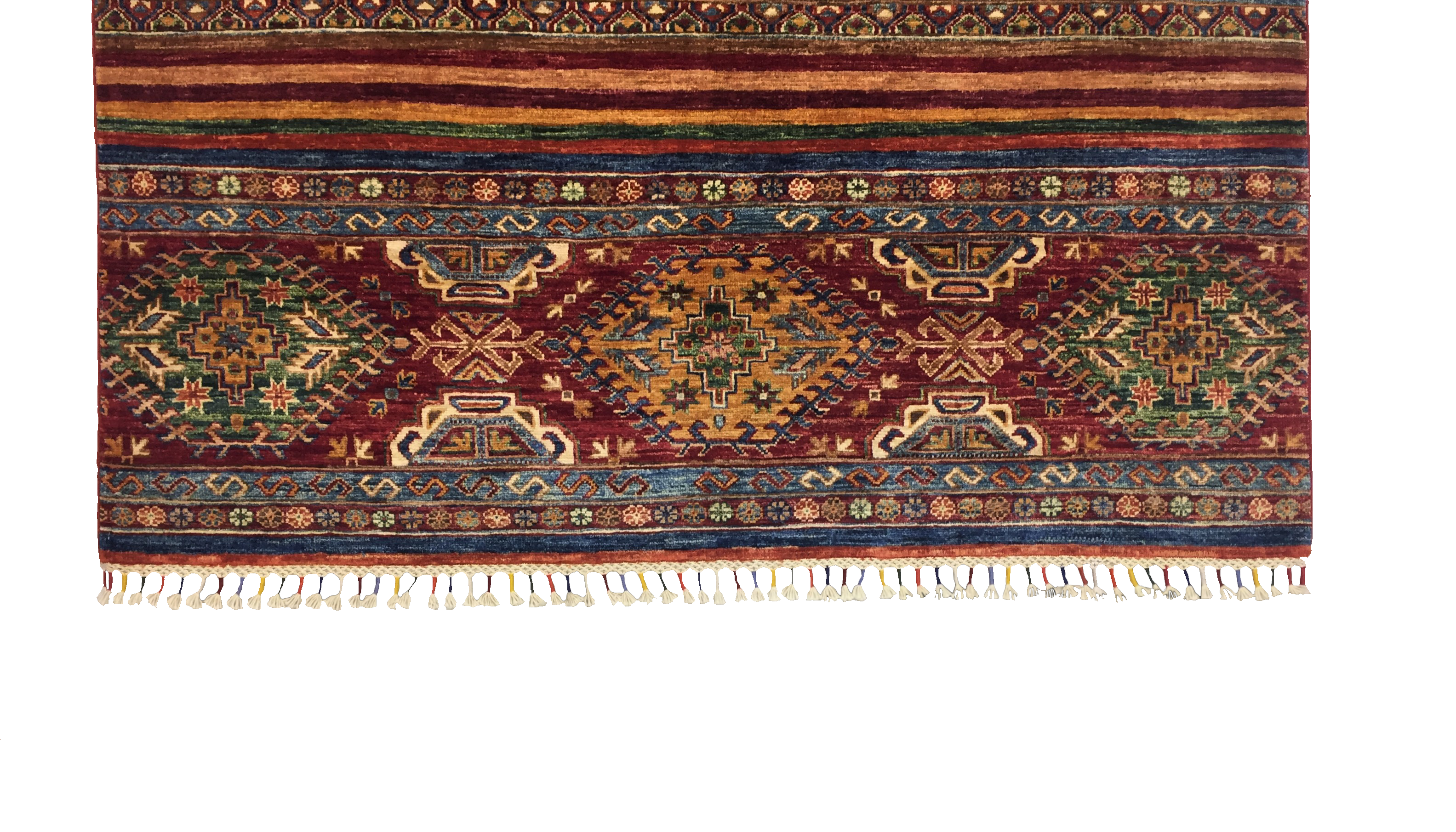 Şirvan Bicolor Carpet 196 X 152 cm - Alfombras de Estambul -  Turkish Carpets - Alfombras de Estambul