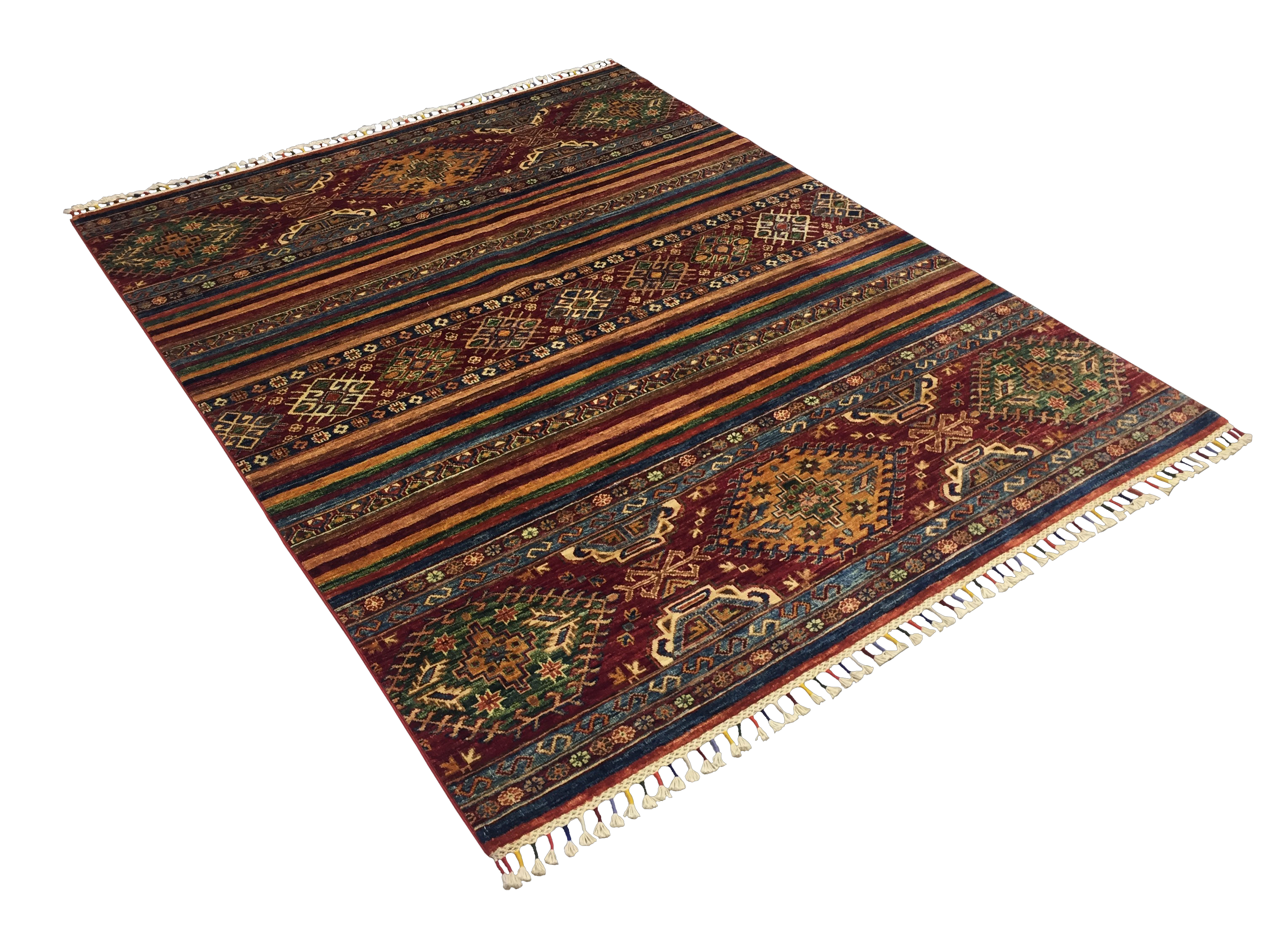 Şirvan Bicolor Carpet 196 X 152 cm - Alfombras de Estambul -  Turkish Carpets - Alfombras de Estambul