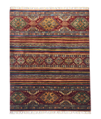 Şirvan Bicolor Carpet 196 X 152 cm - Alfombras de Estambul -  Turkish Carpets - Alfombras de Estambul