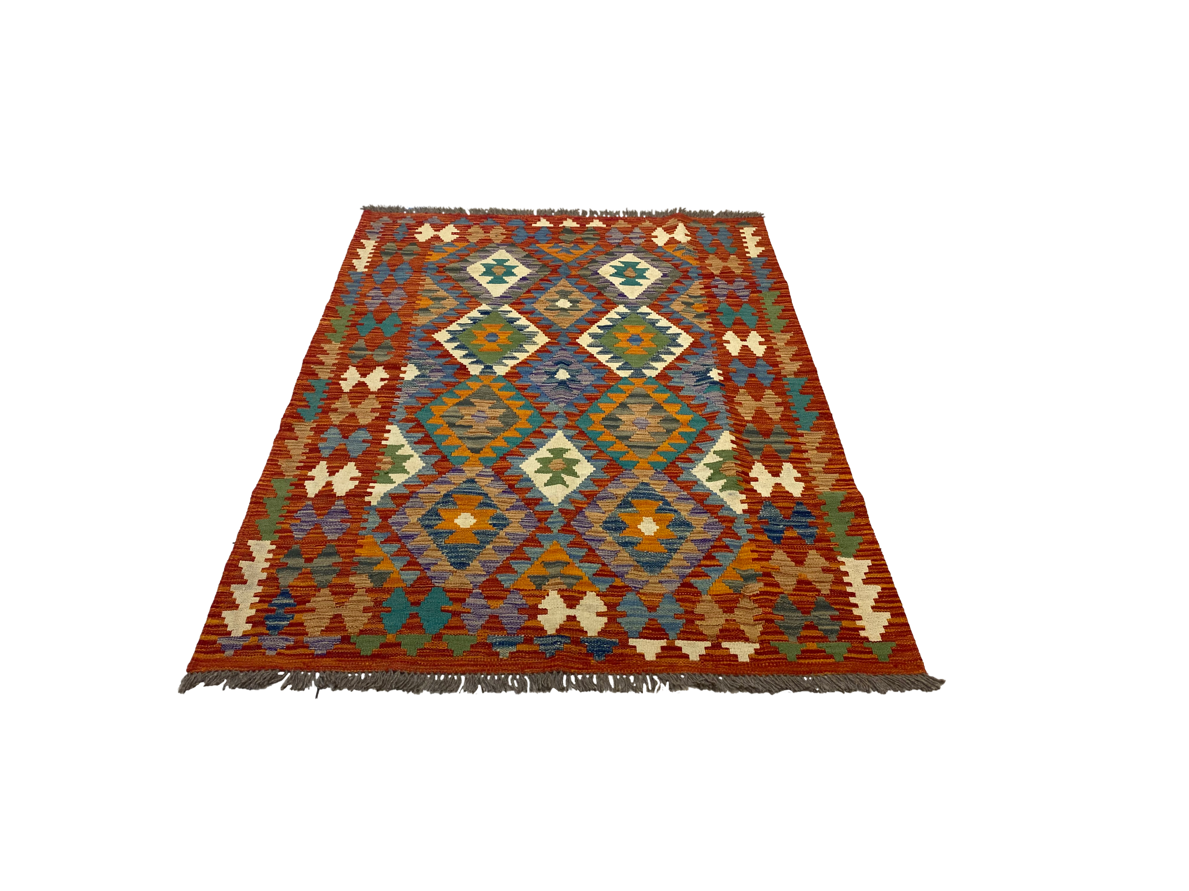 Handmade Turkish Kilim 129 X 171 cm - Alfombras de Estambul -  Kilim - Alfombras de Estambul