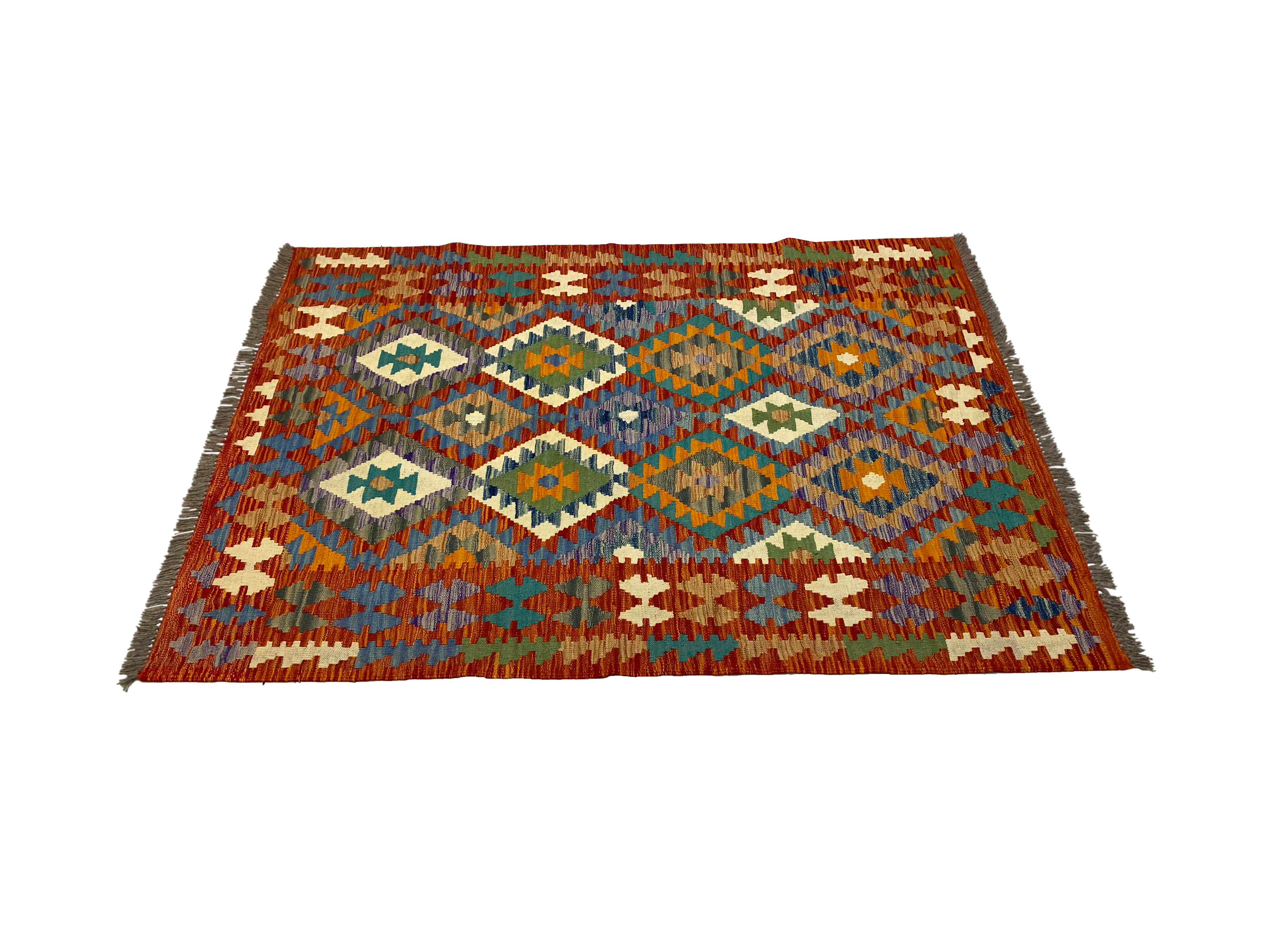 Handmade Turkish Kilim 129 X 171 cm - Alfombras de Estambul -  Kilim - Alfombras de Estambul
