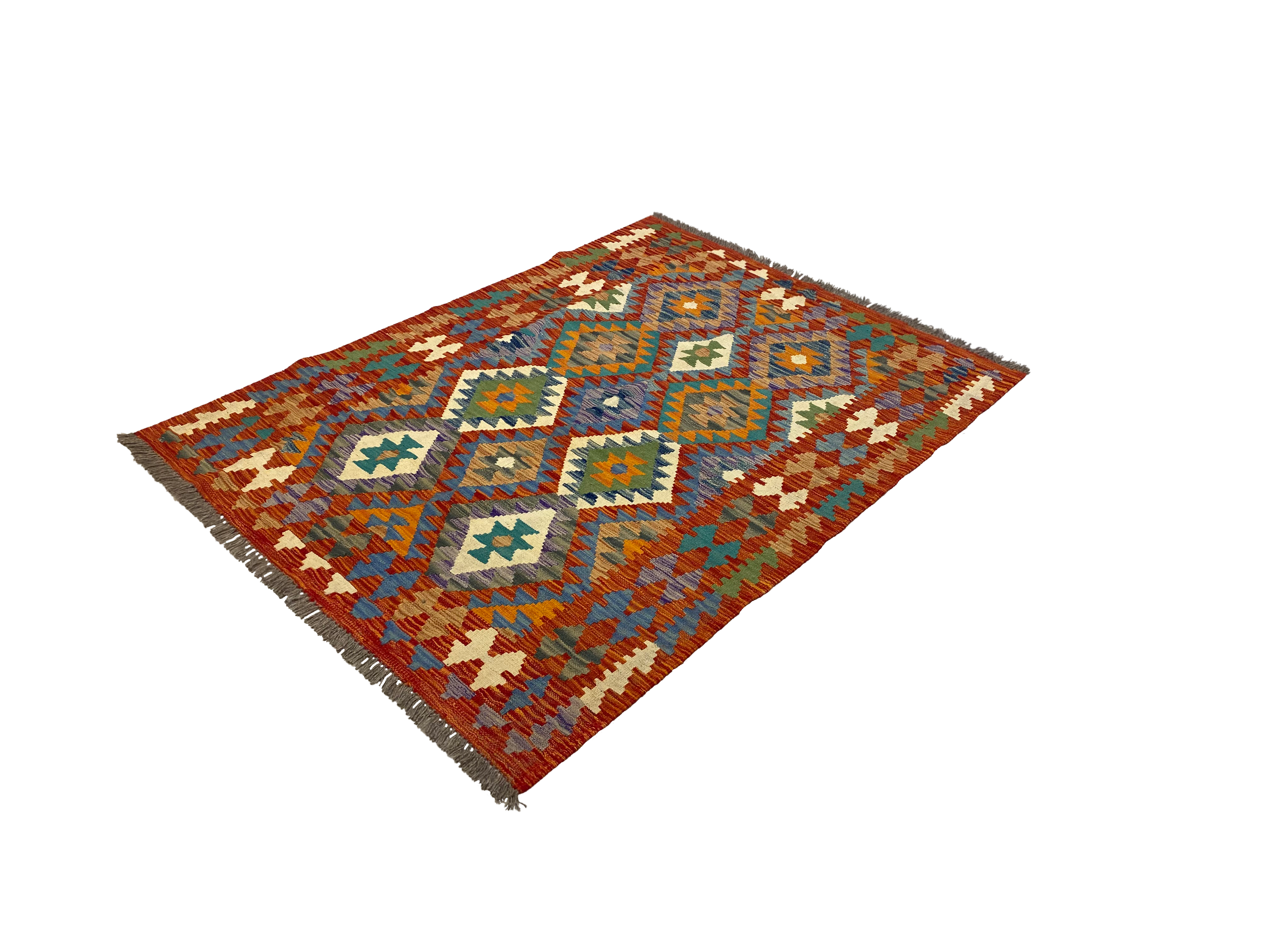 Handmade Turkish Kilim 129 X 171 cm - Alfombras de Estambul -  Kilim - Alfombras de Estambul