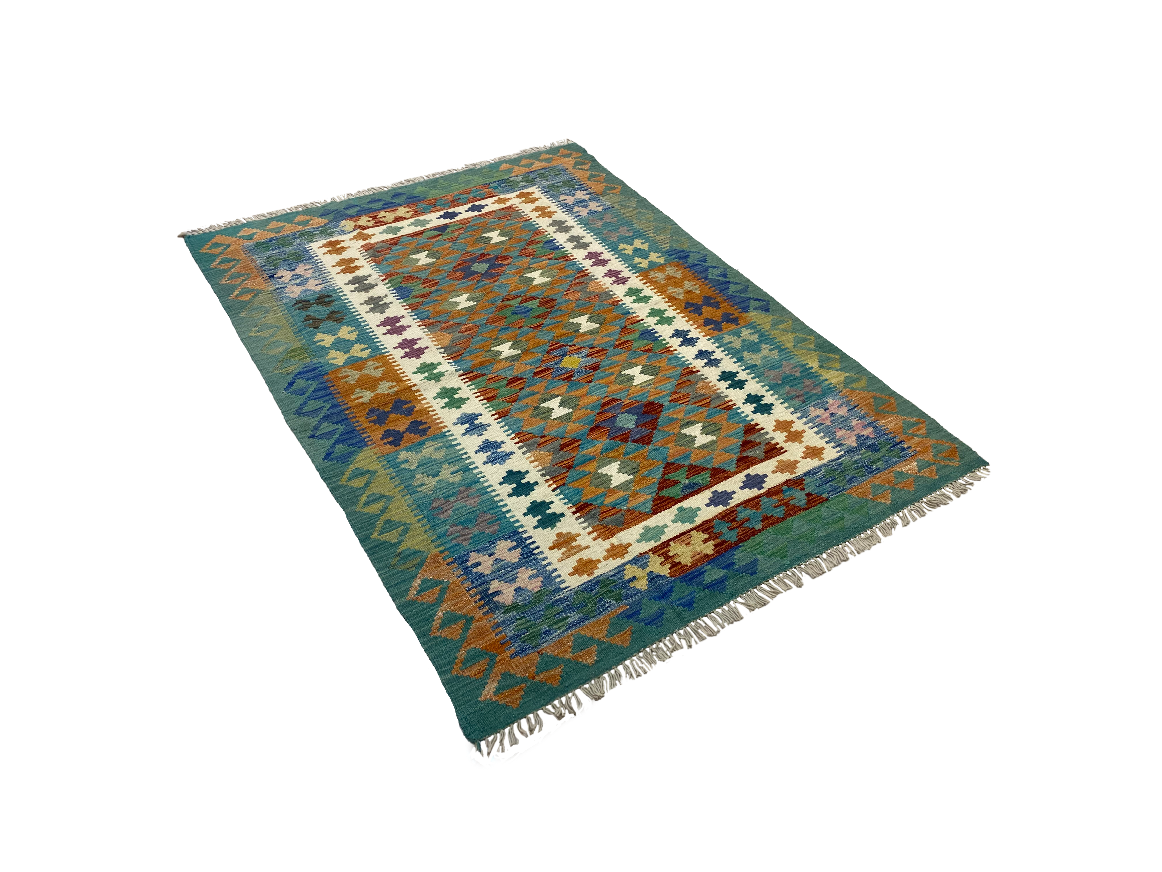 Handmade Turkish Kilim 131 X 179 cm - Alfombras de Estambul -  Kilim - Alfombras de Estambul