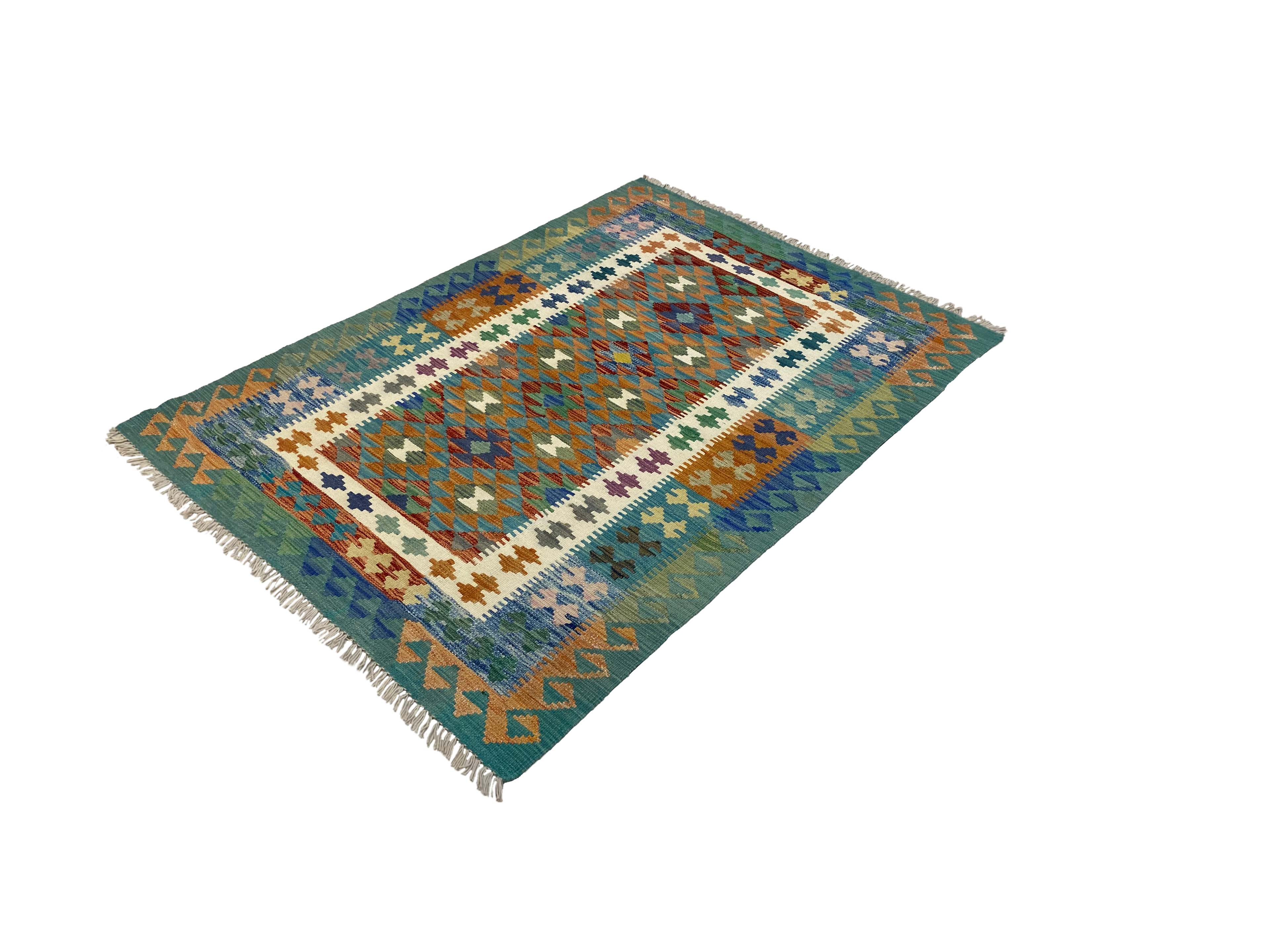 Handmade Turkish Kilim 131 X 179 cm - Alfombras de Estambul -  Kilim - Alfombras de Estambul