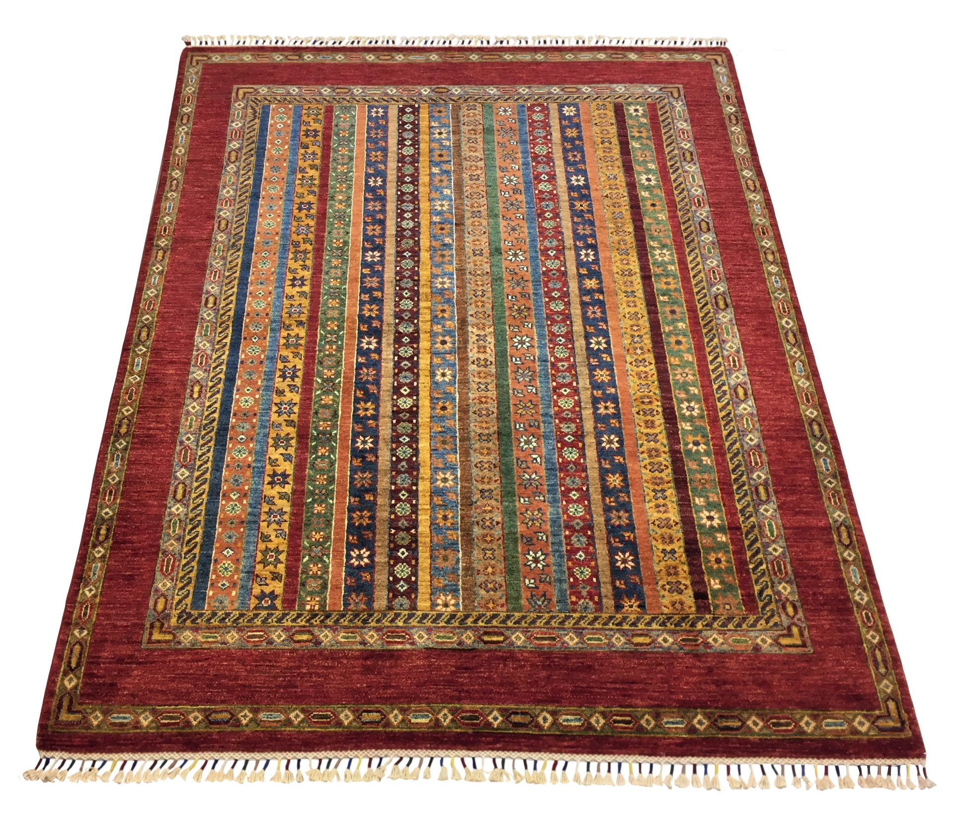 Şirvan Bicolor Carpet 209 X 155 cm - Alfombras de Estambul -  Turkish Carpets - Alfombras de Estambul